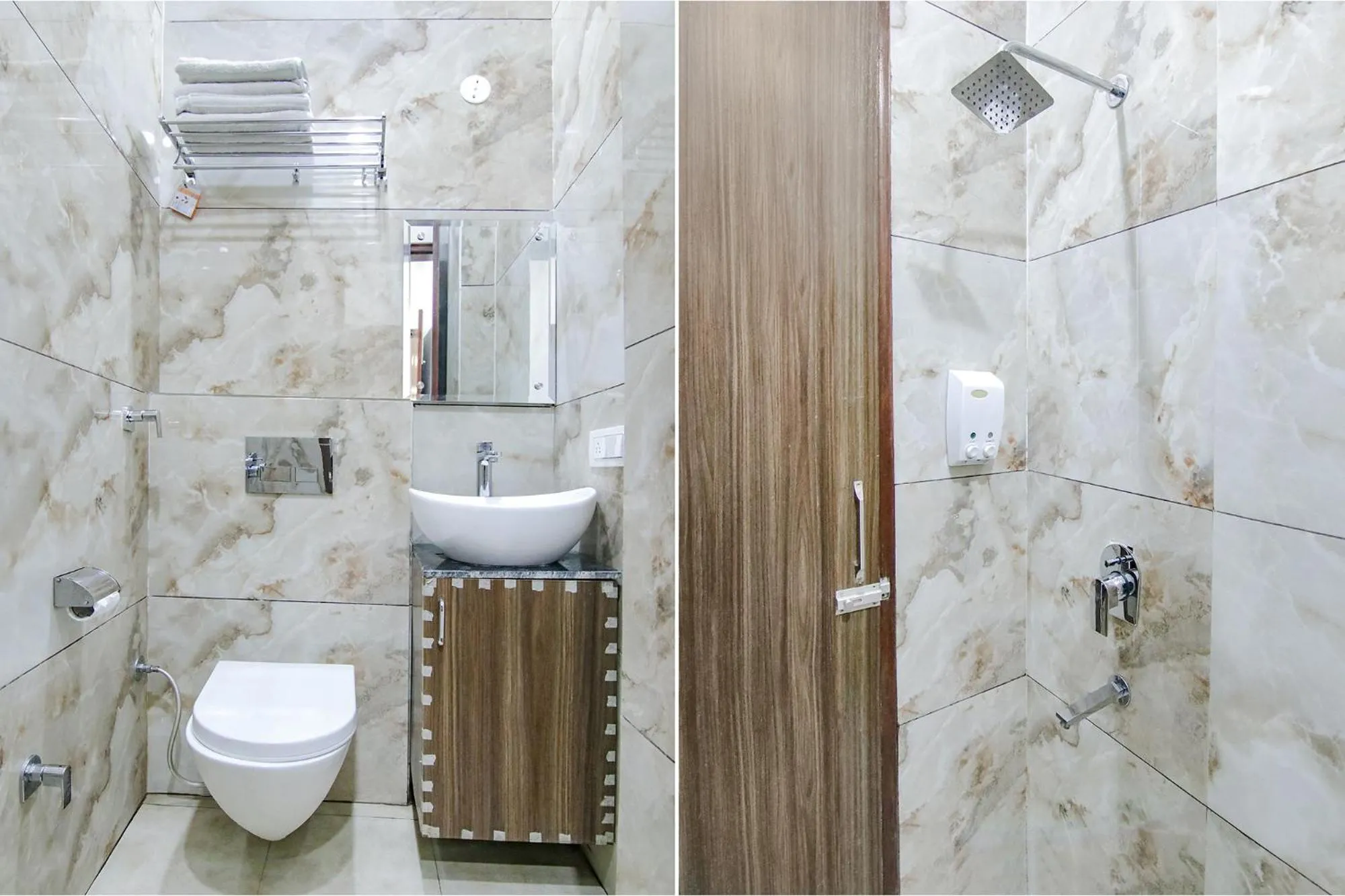 Bathroom in FabHotel Yellow Leaf