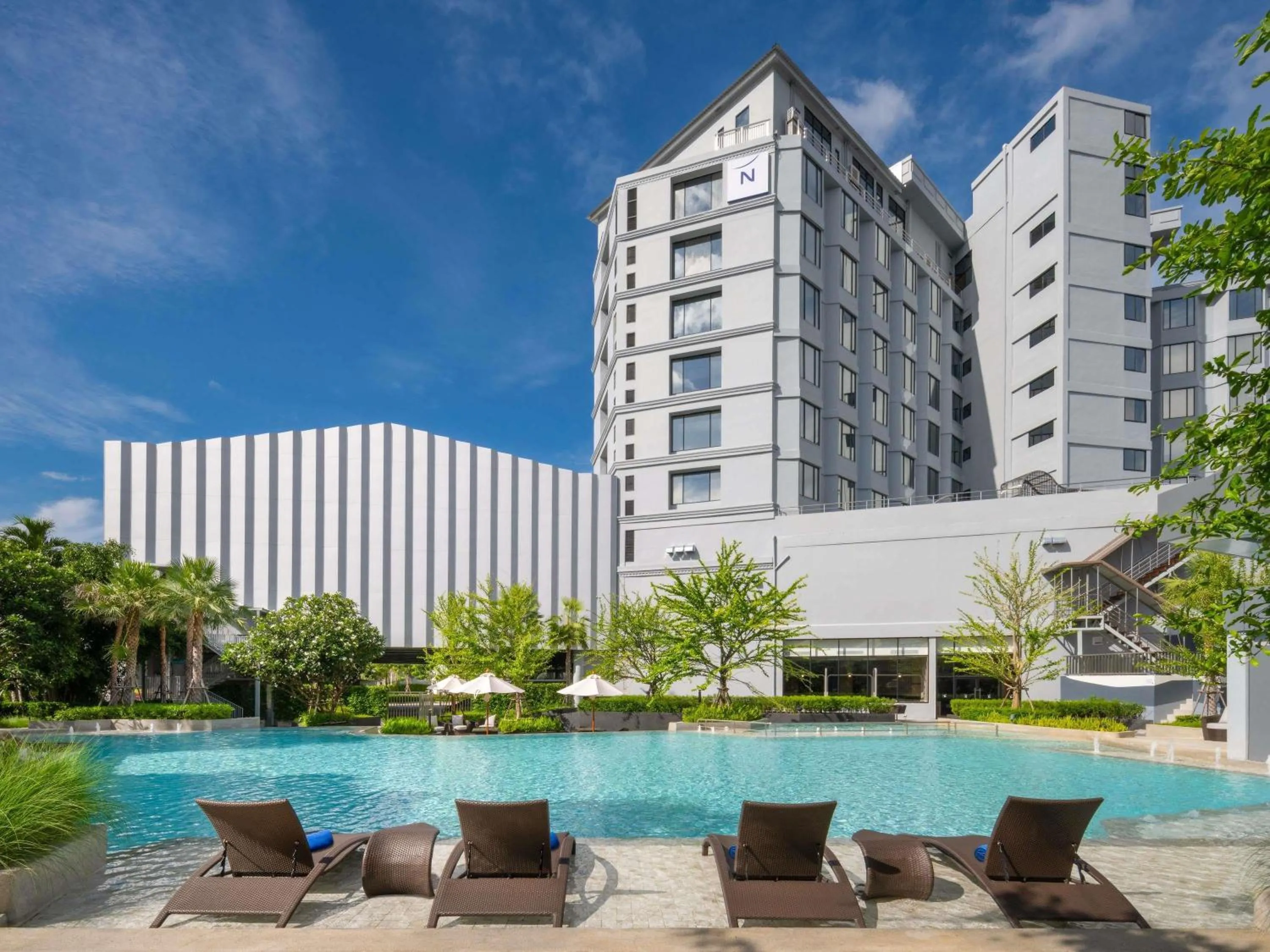 Pool view in Novotel Rayong Star Convention Centre