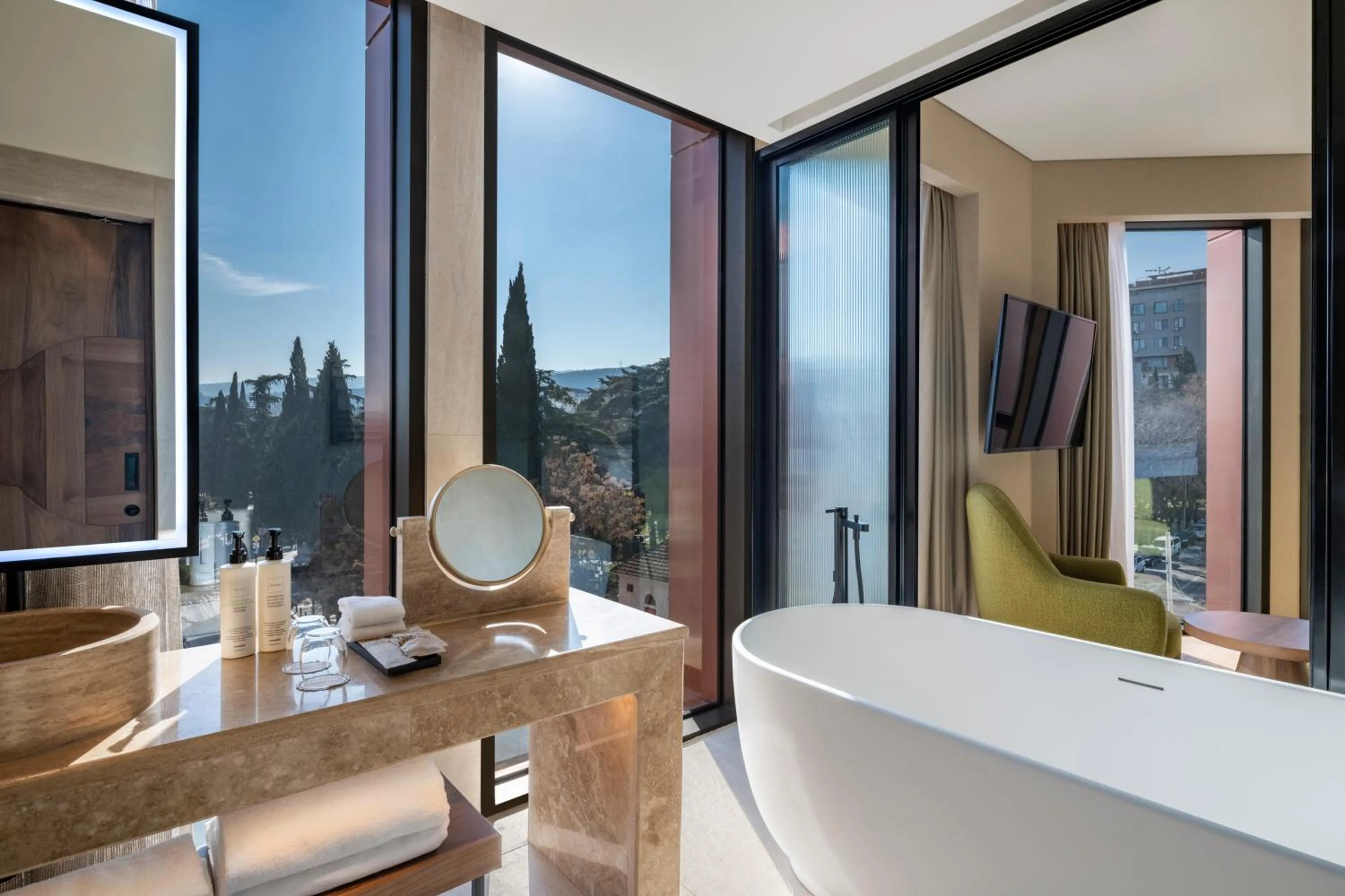 Bathroom in Swissôtel Tbilisi