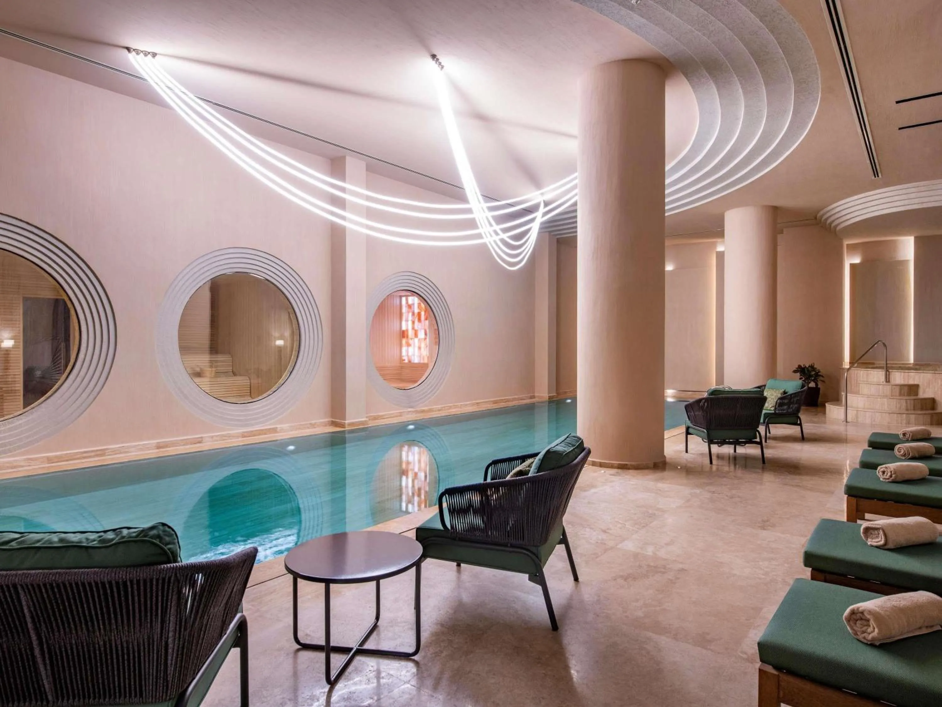 Pool view in Swissôtel Tbilisi