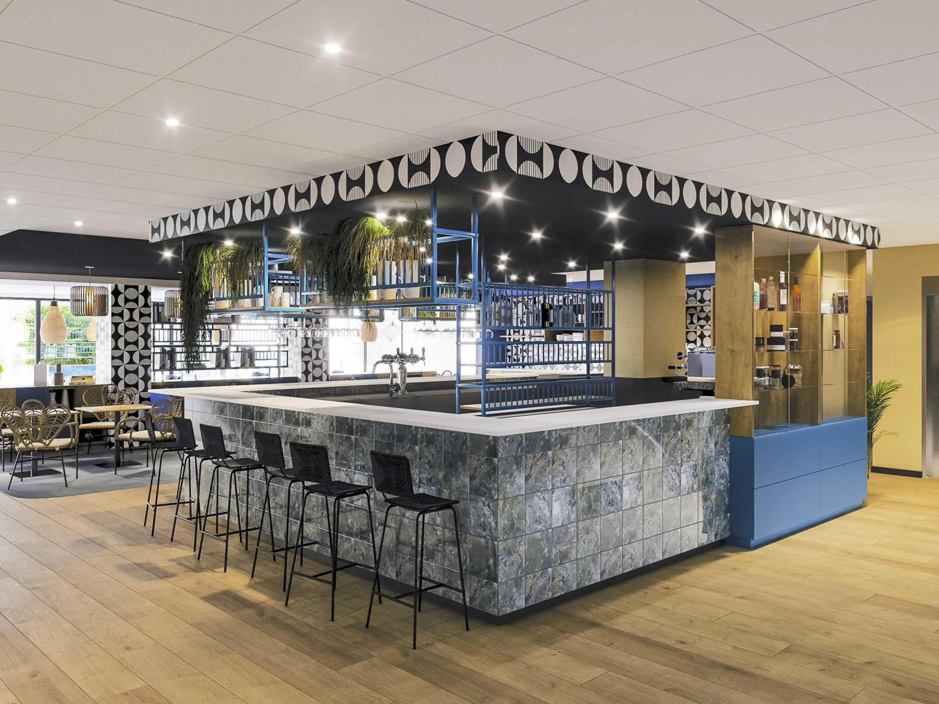Lounge or bar in Ibis Styles Miramas