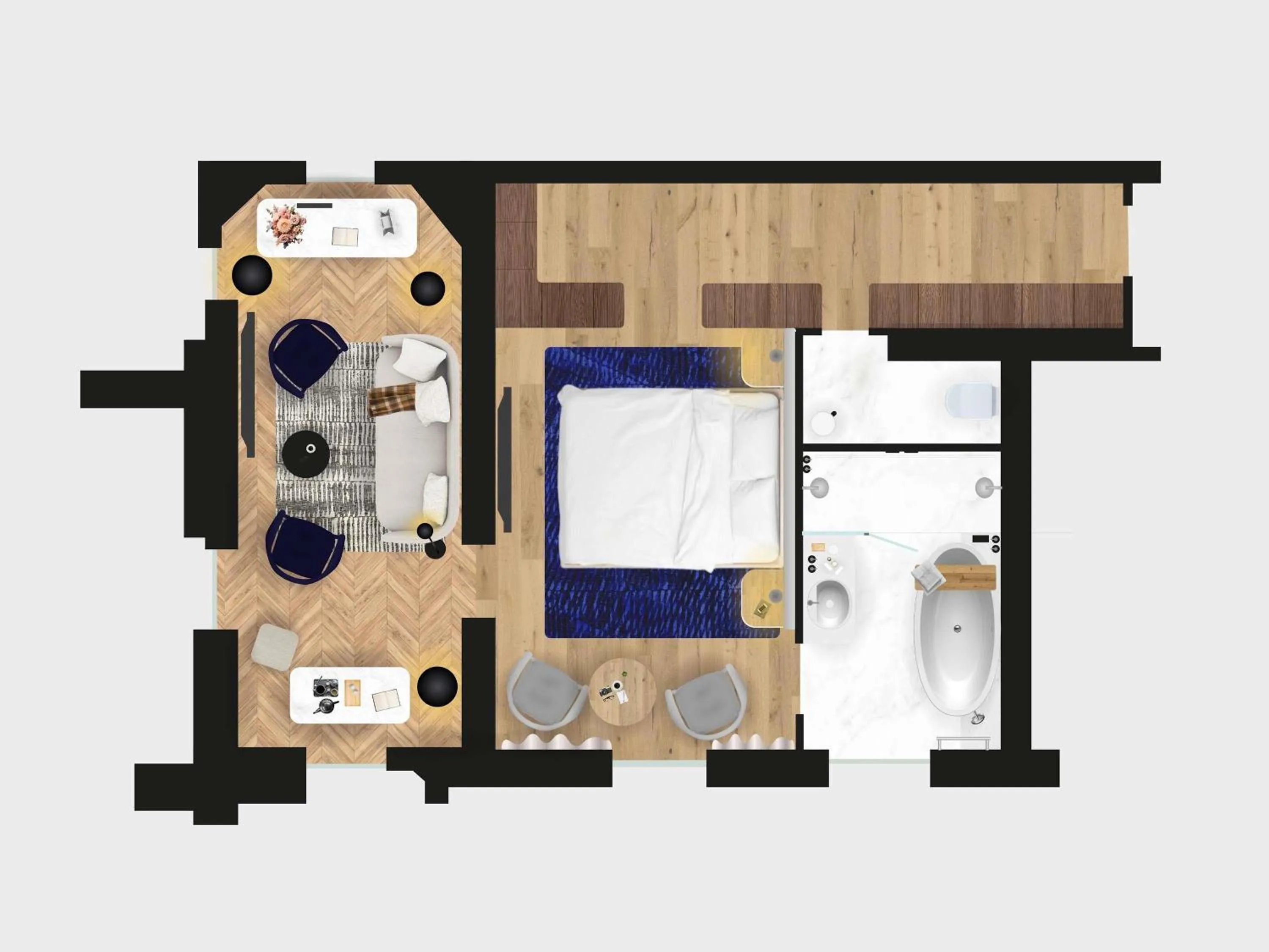 Bedroom in Domaine de la Reine Margot Paris-Issy - MGallery Collection