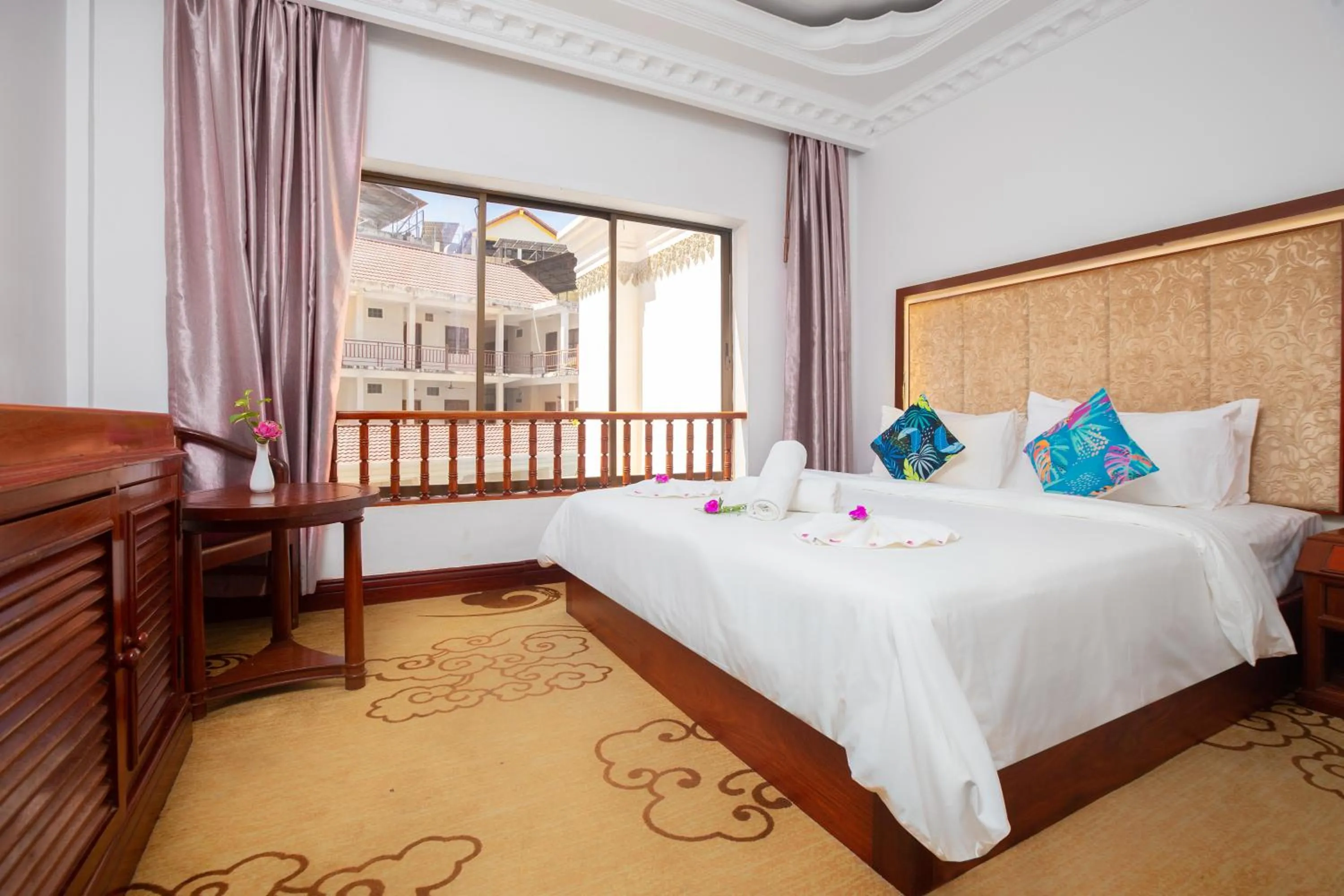 Bedroom, Bed in Angkor Land Urban Boutique