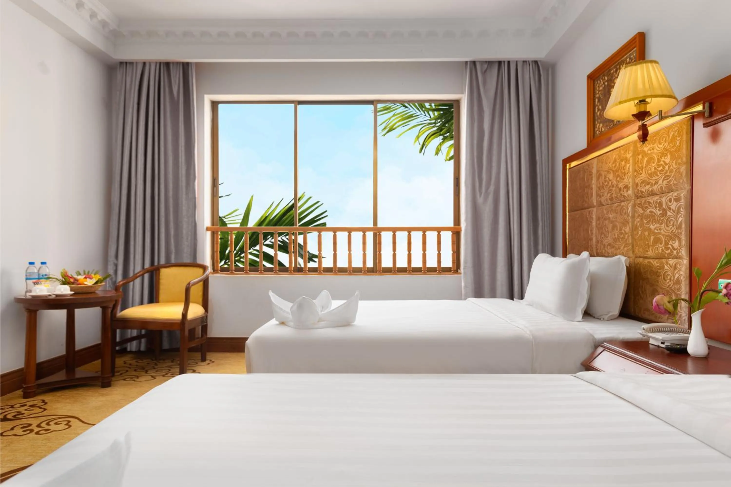 View (from property/room), Bed in Angkor Land Urban Boutique