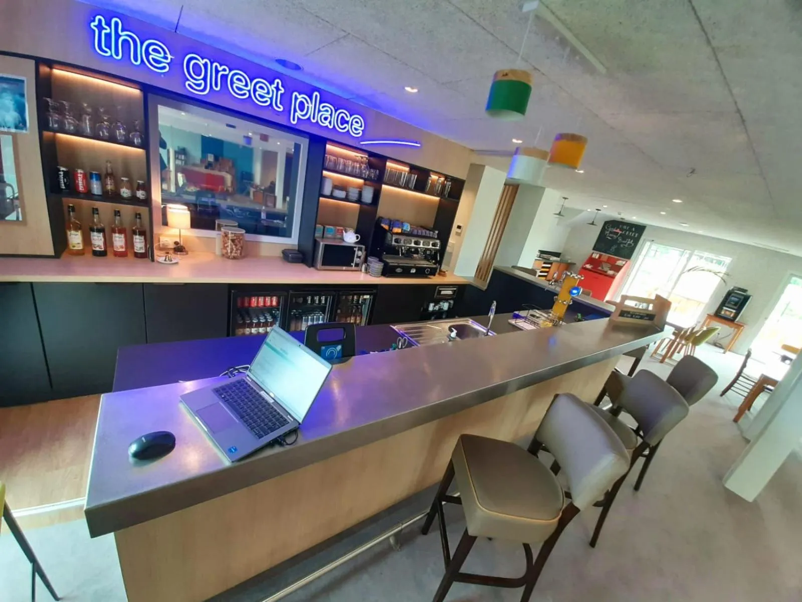 Lobby or reception in greet hotel Castets Coeur des Landes