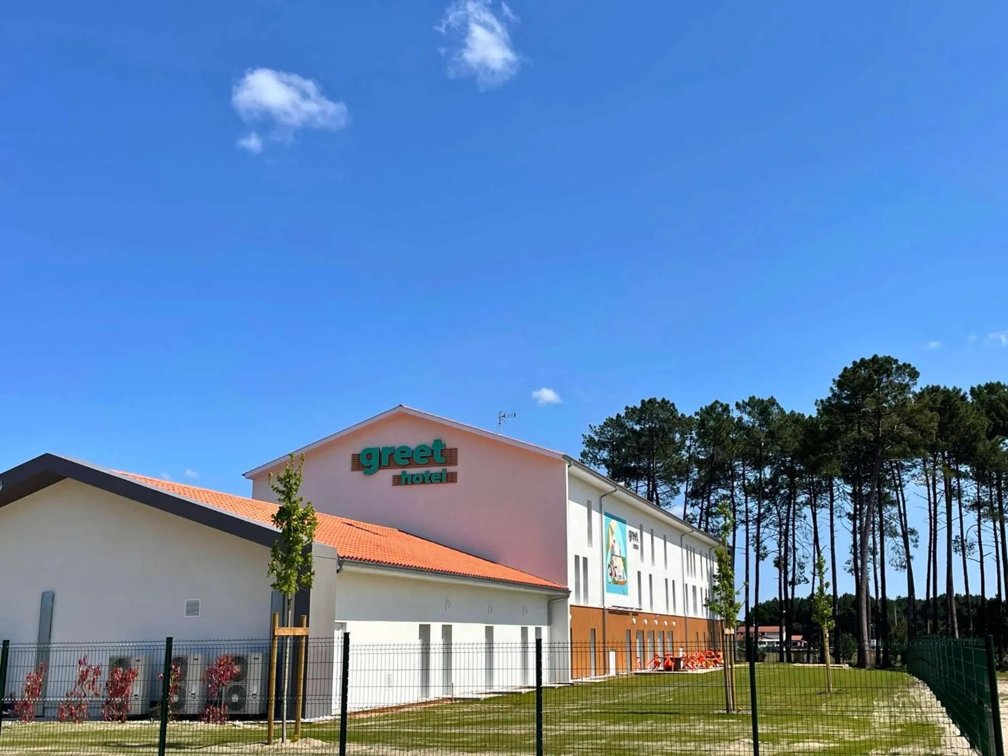 Balcony/Terrace in greet hotel Castets Coeur des Landes