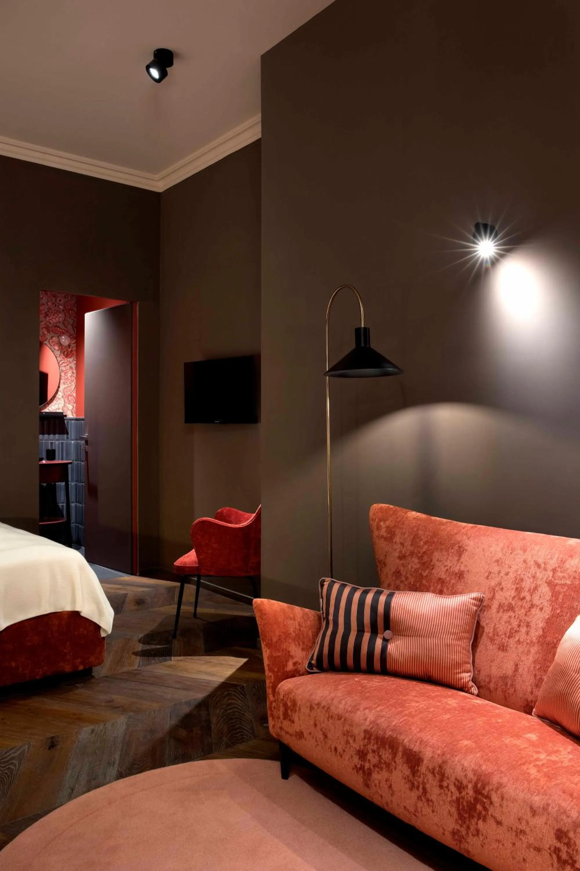 Seating area, Bed in Agora' - Boutique Stays