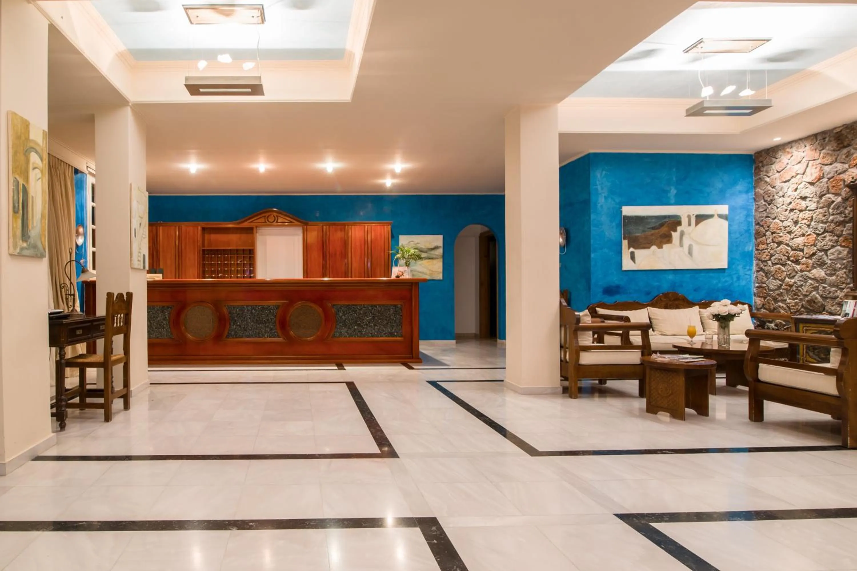 Lobby or reception in Antinea Suites Hotel & Spa