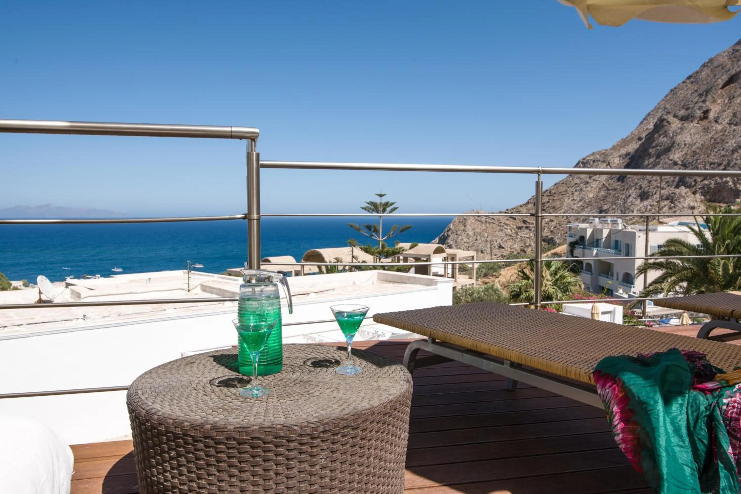 Balcony/Terrace in Antinea Suites Hotel & Spa