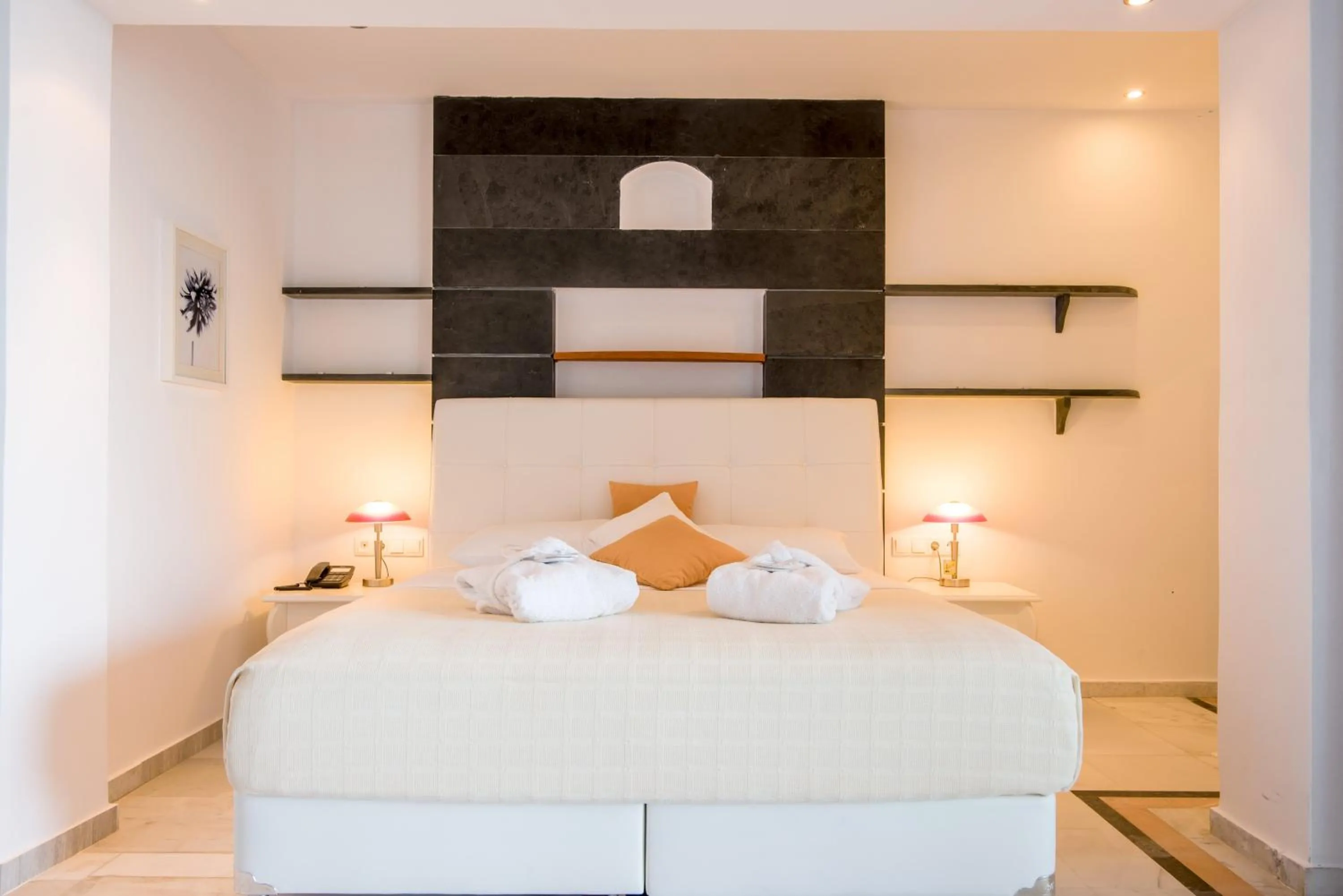 Photo of the whole room, Bed in Antinea Suites Hotel & Spa