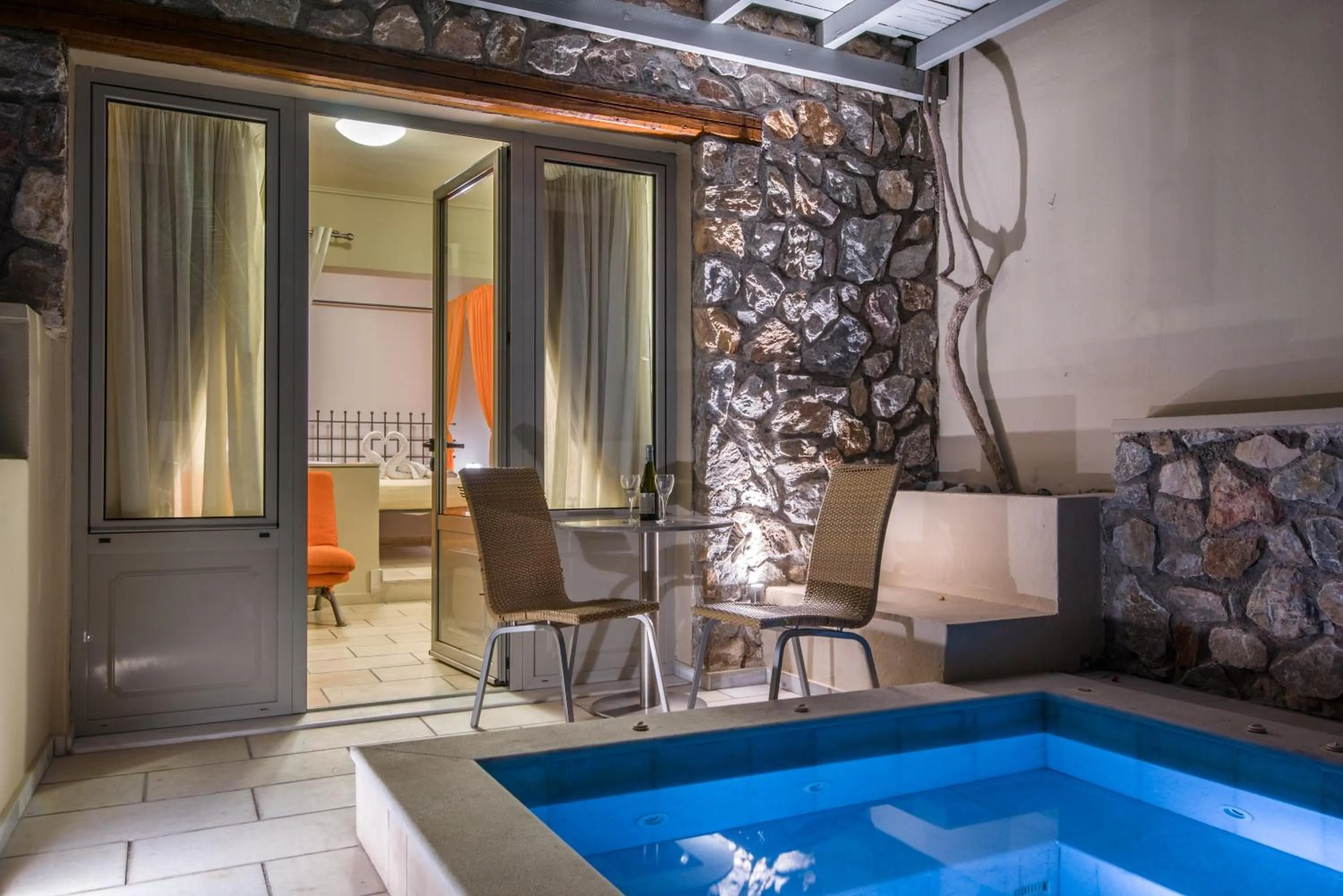 Balcony/Terrace in Antinea Suites Hotel & Spa