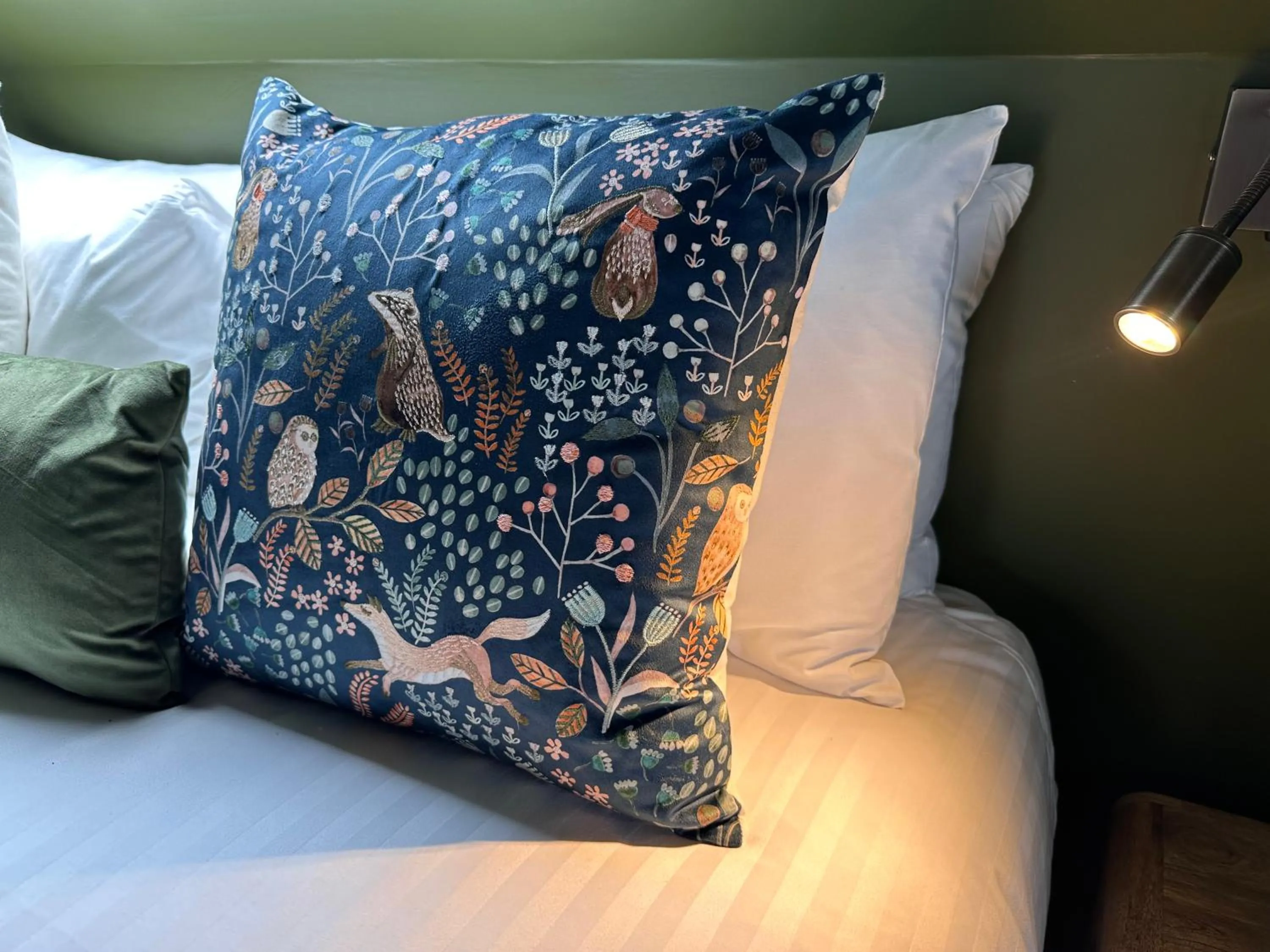 Bed in Rooms Above Sugar Boat