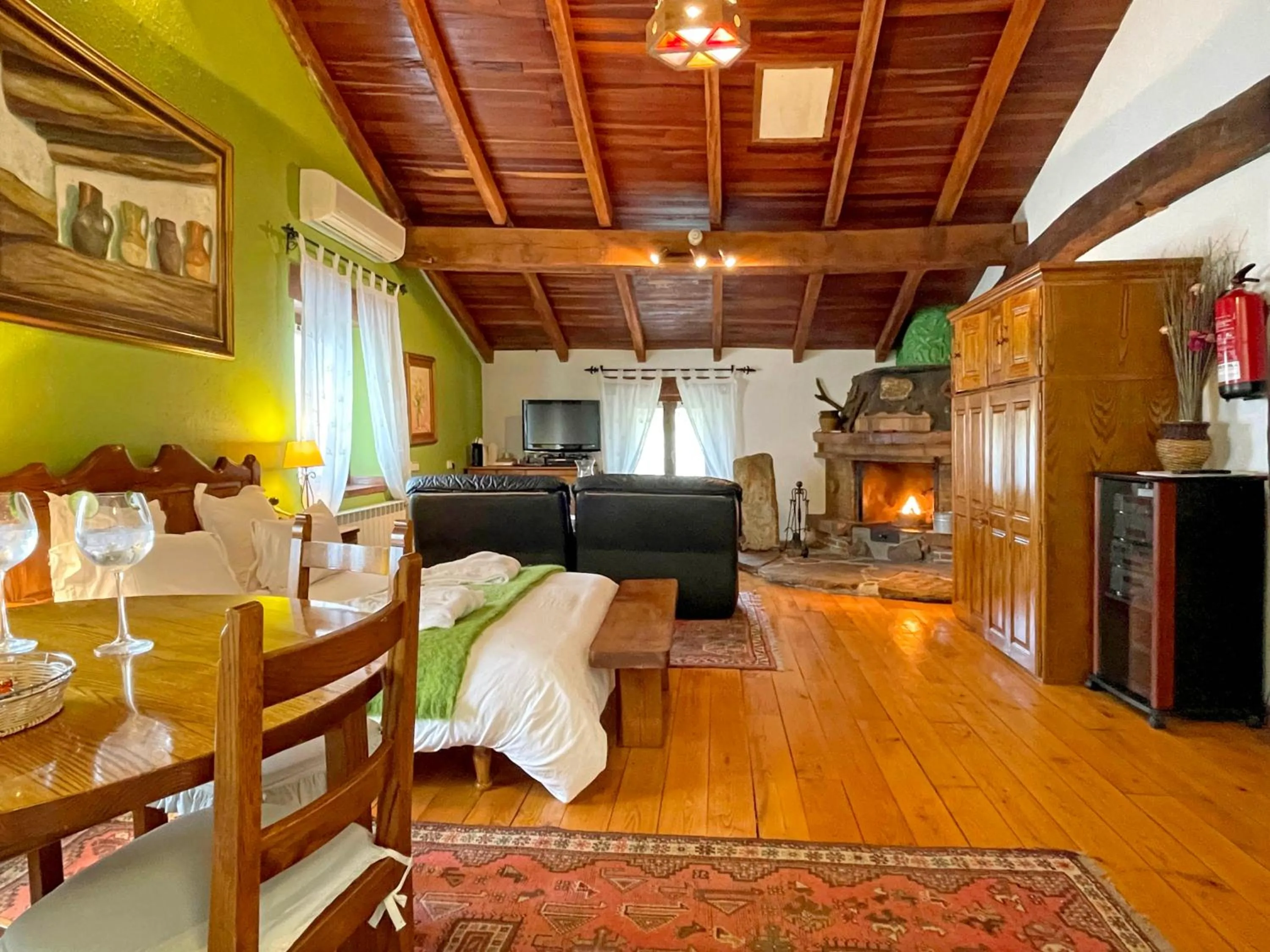 Seating area in Hotel Peruskenea