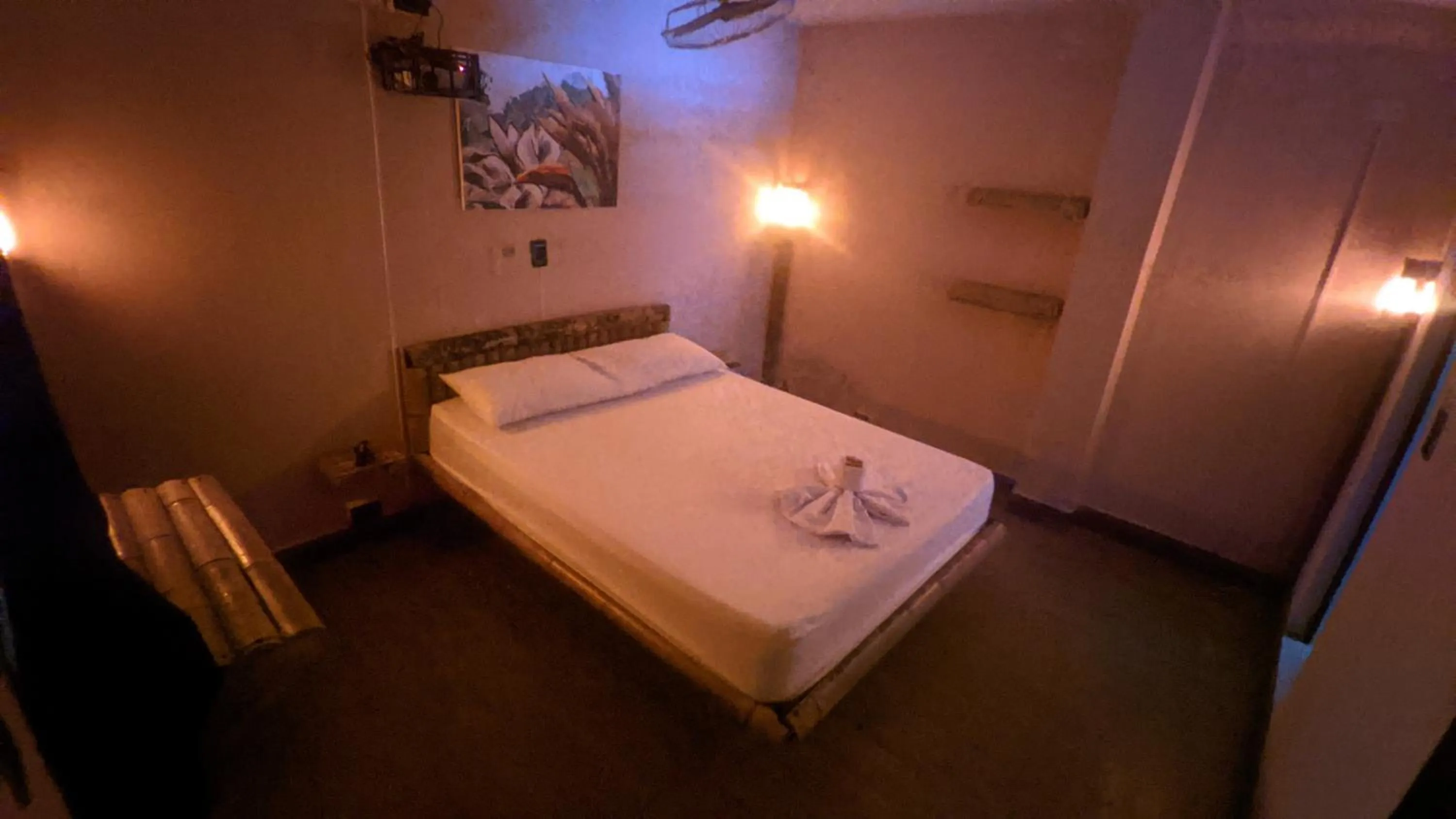 Bed in Hotel Grand ilama