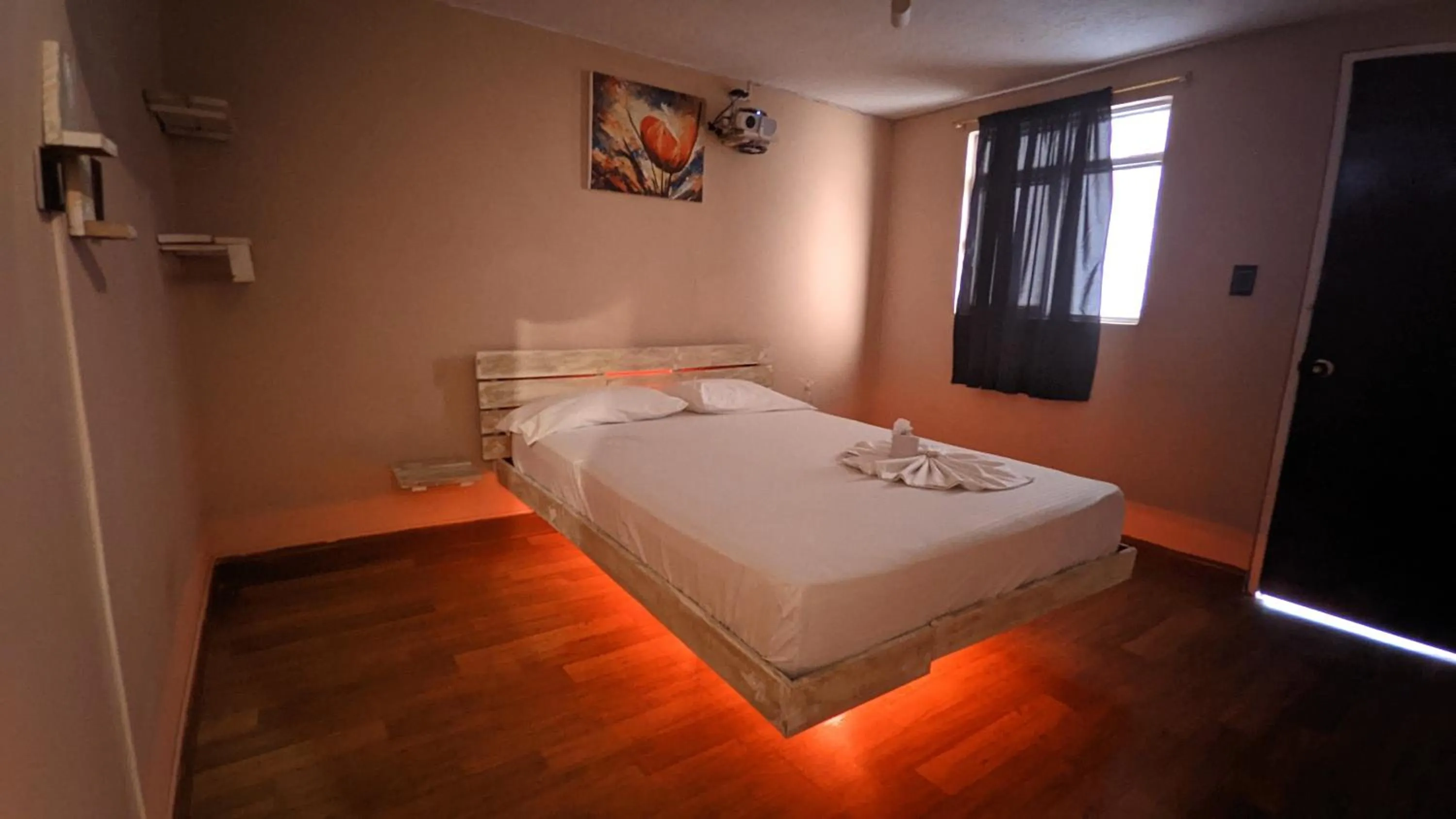 Bed in Hotel Grand ilama