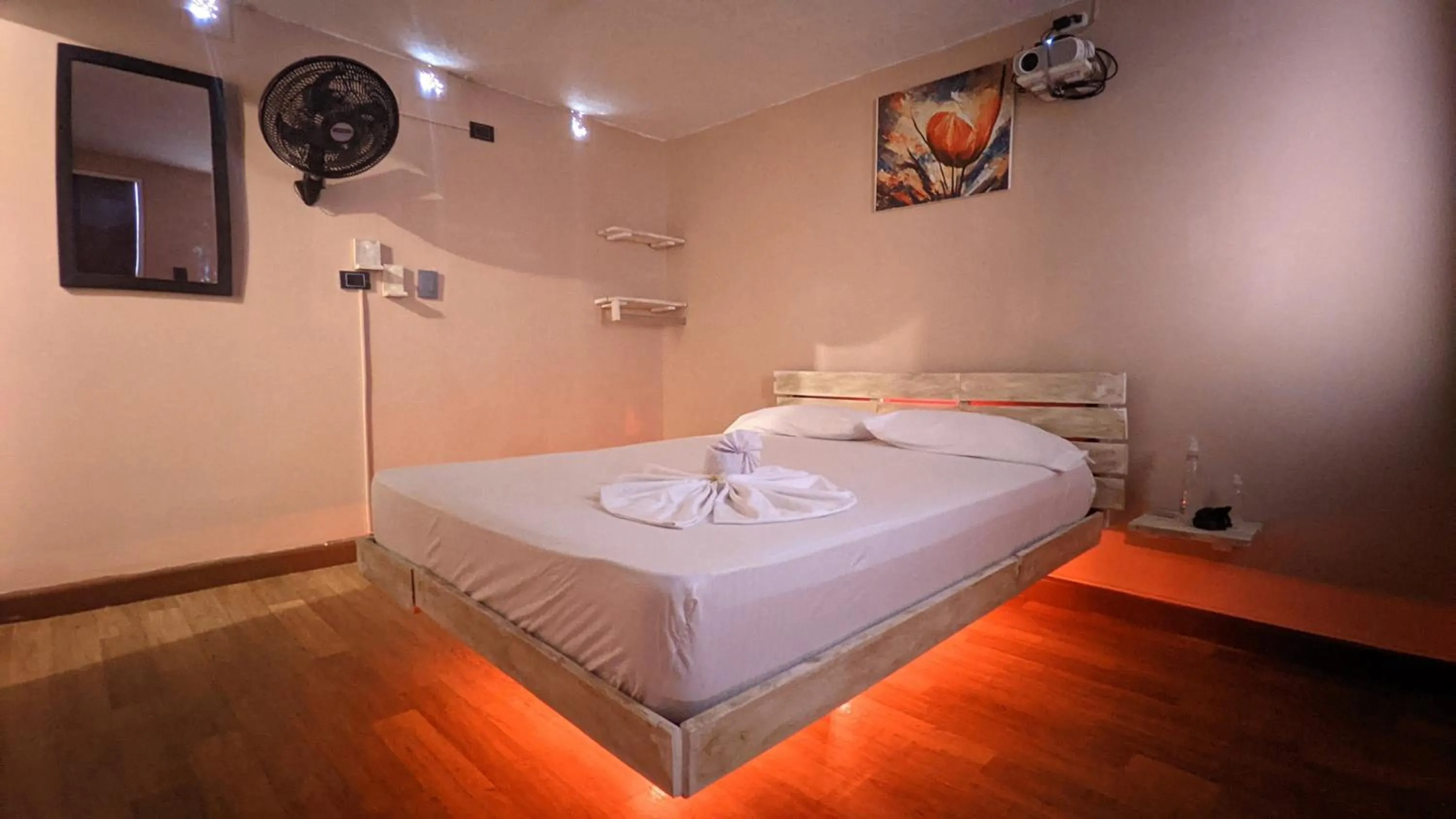 Bed in Hotel Grand ilama