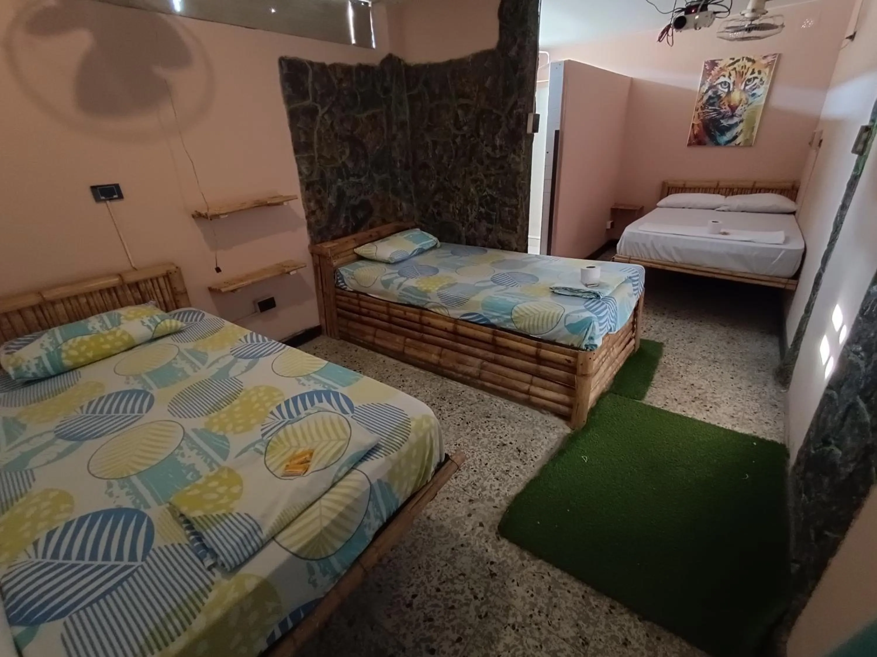 Bed in Hotel Grand ilama