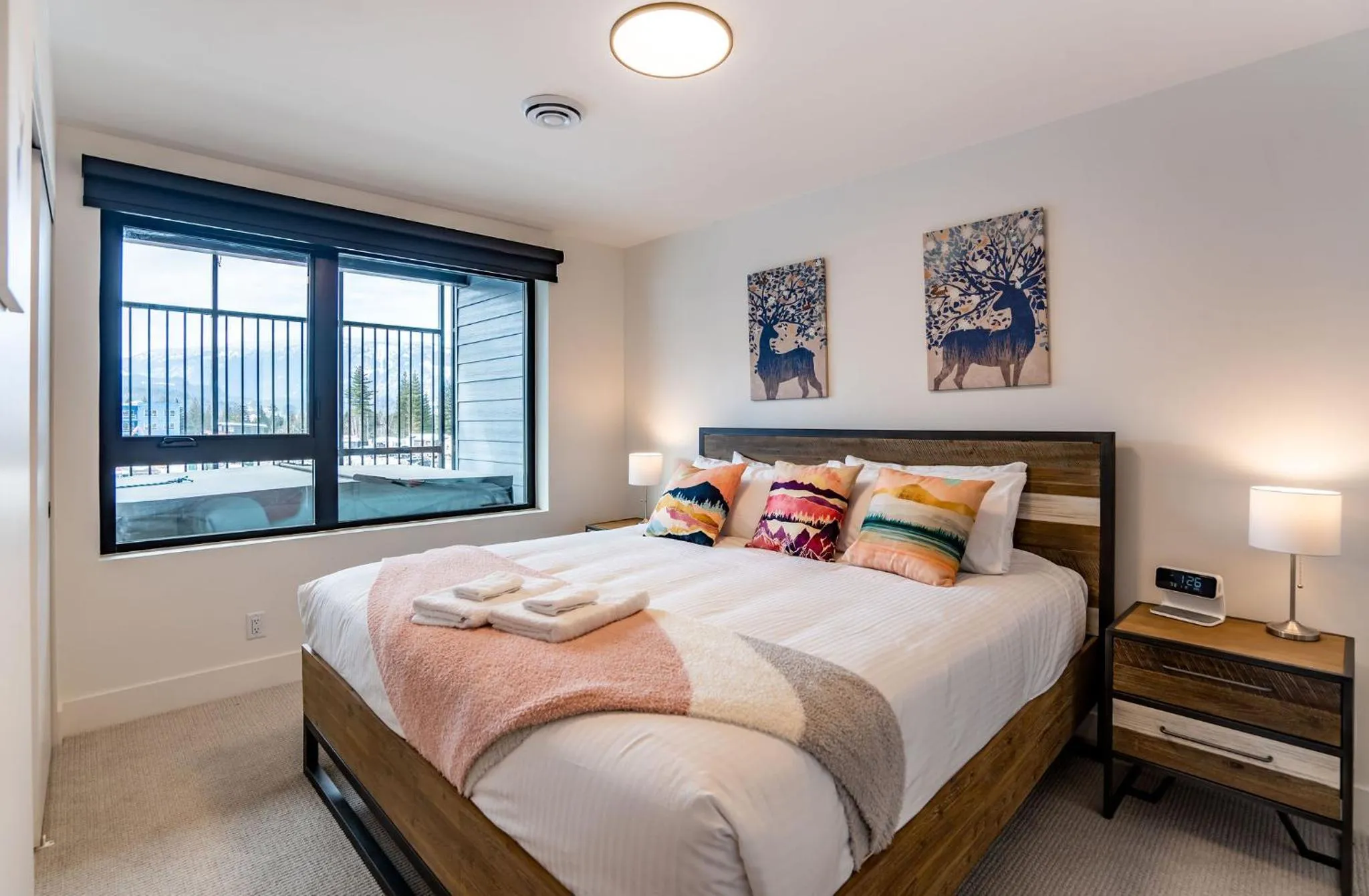 Bed in Alpine Dream by Revelstoke Vacations