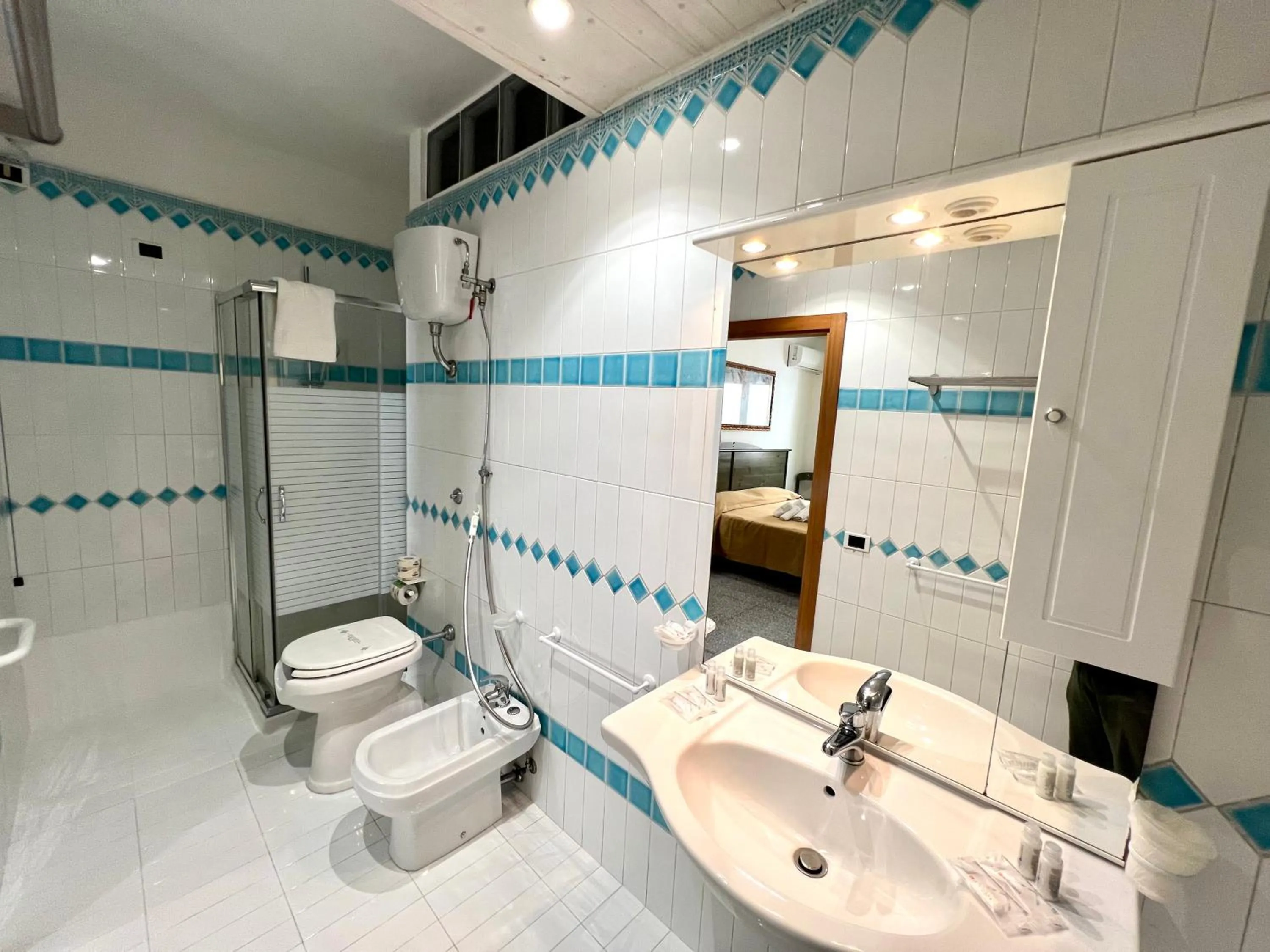 Shower in Hotel Minerva