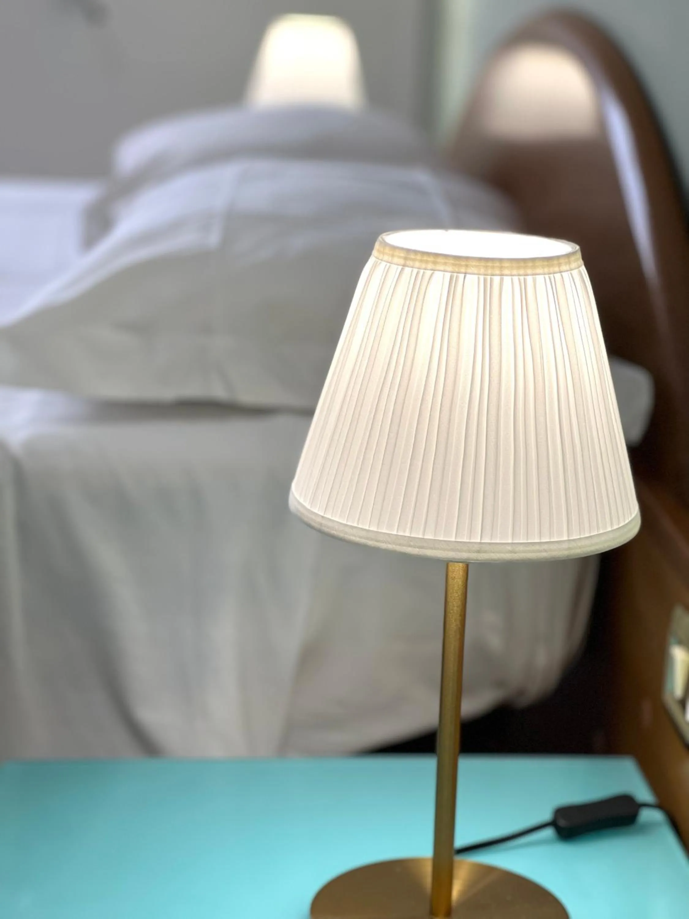 Decorative detail, Bed in Hotel Minerva