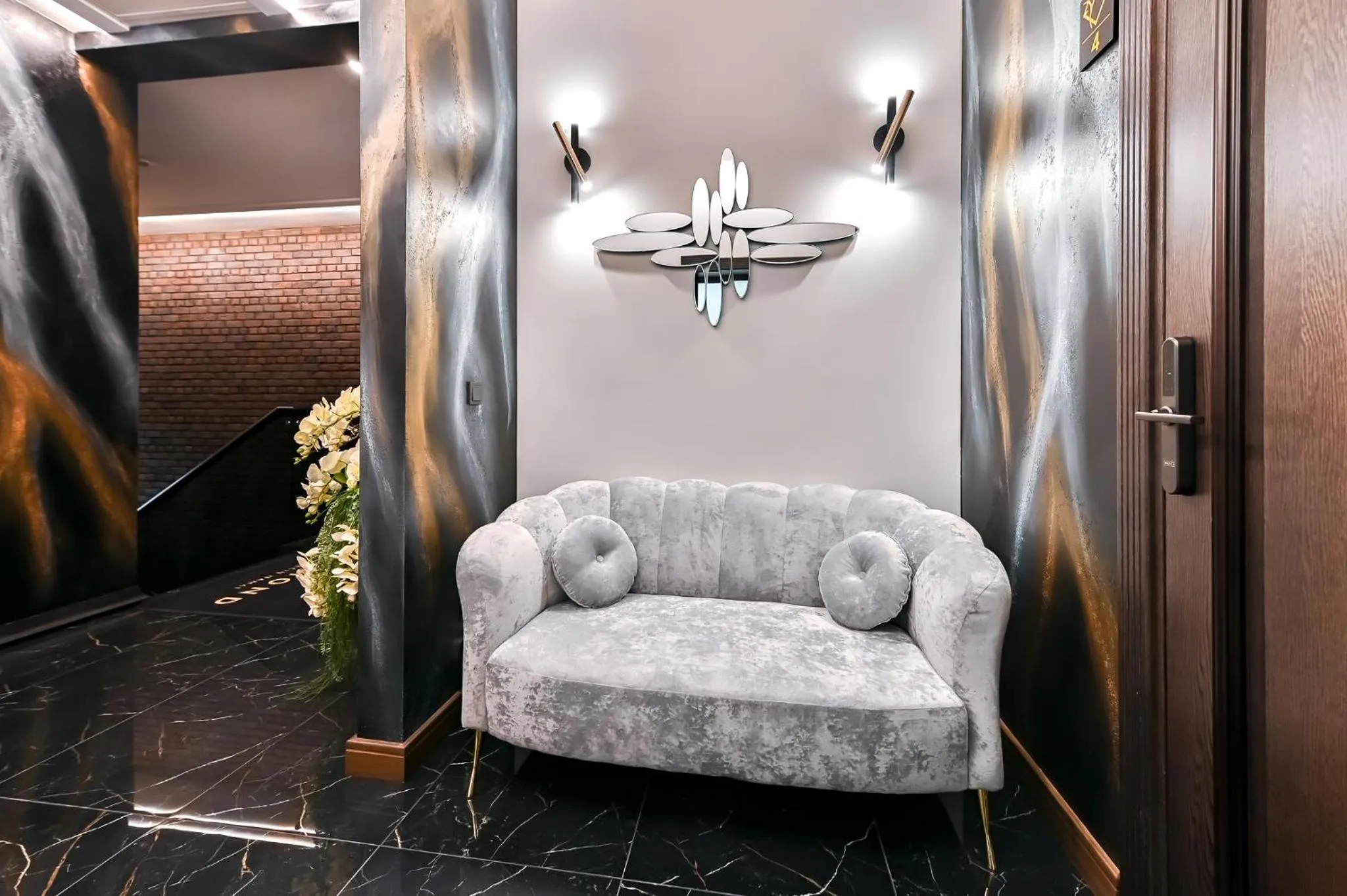 Seating area in Diamond svečių namai