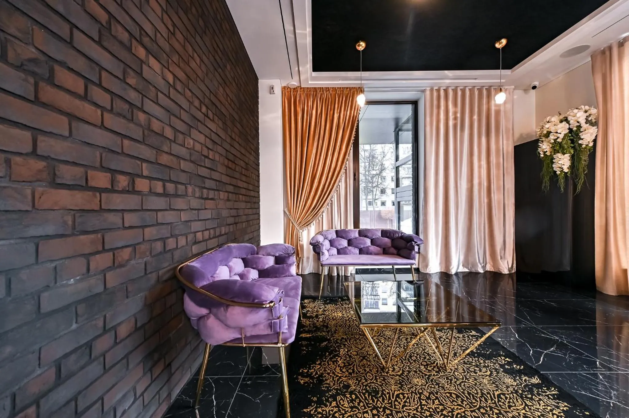 Seating area in Diamond svečių namai