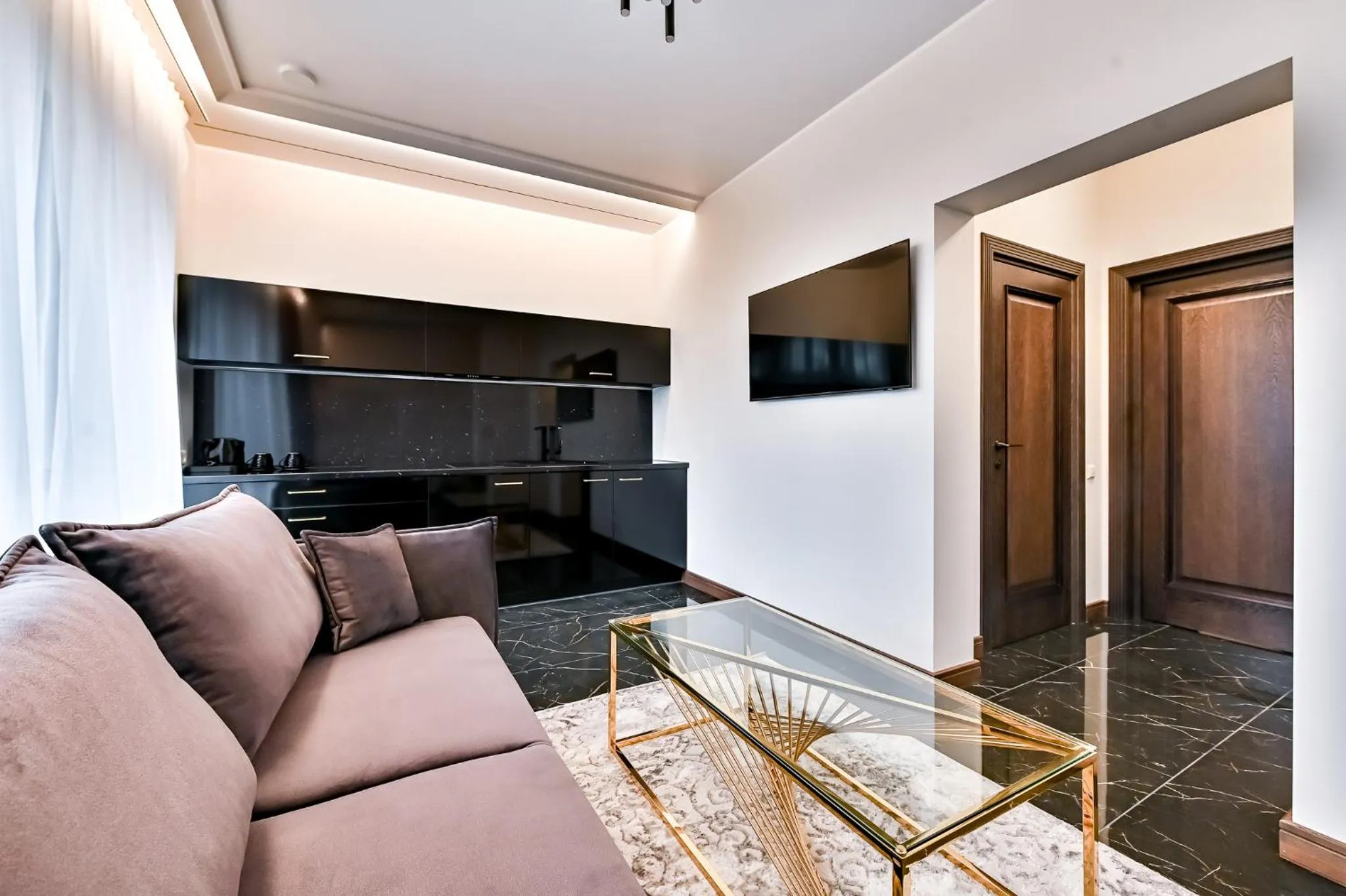 Kitchen or kitchenette in Diamond svečių namai