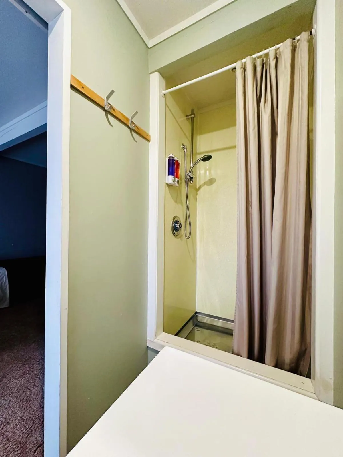Bathroom, Bed in The Crossing Lodge & Backpackers