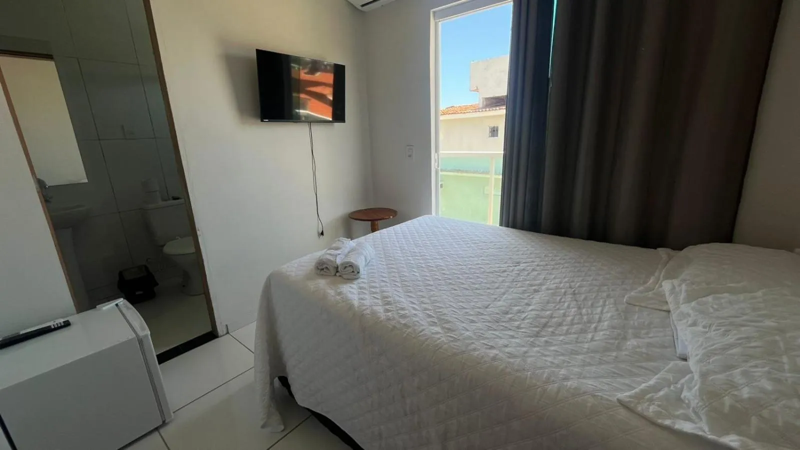 TV and multimedia, Bed in Pousada Diana Maragogi