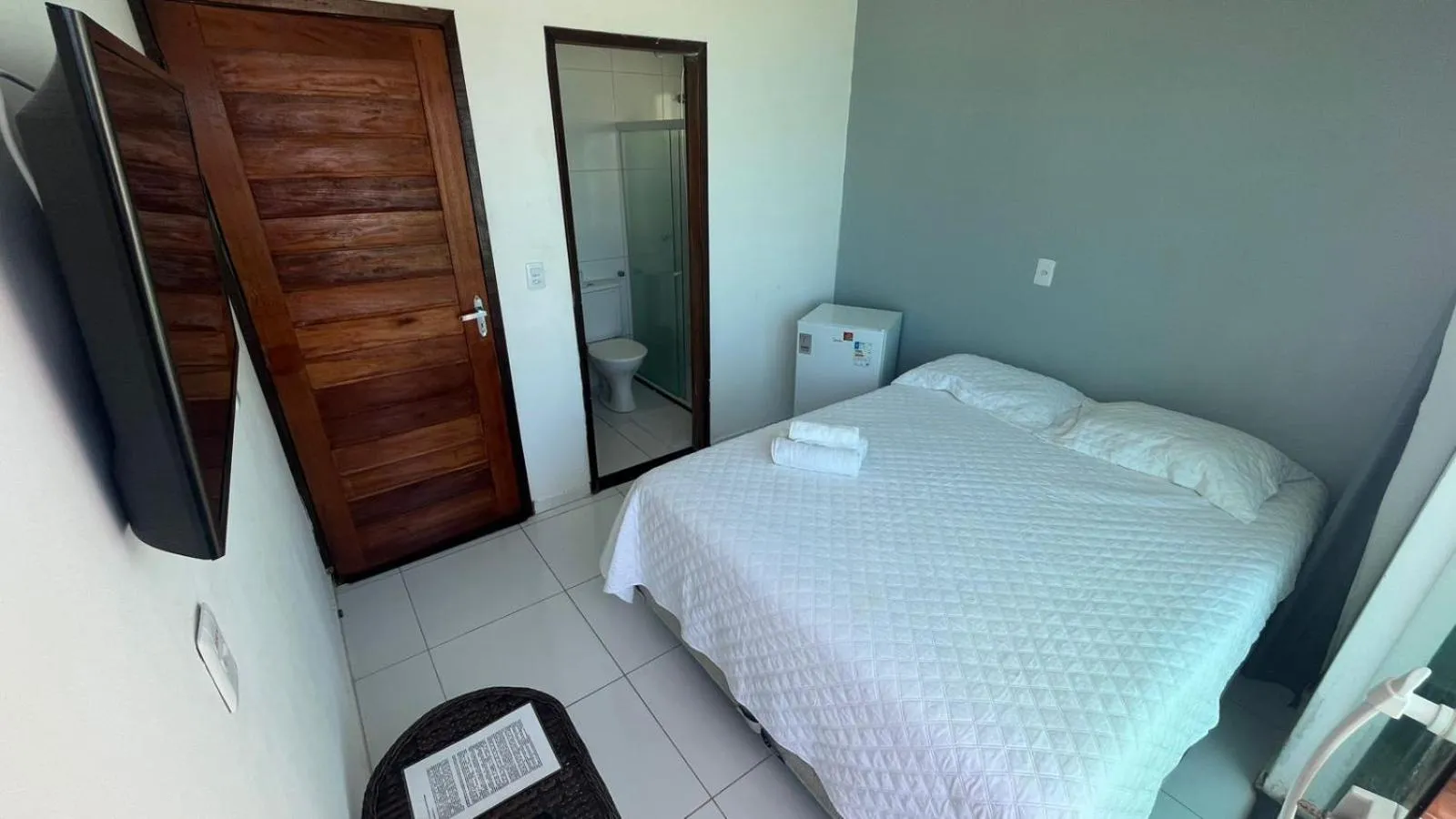 Bed in Pousada Diana Maragogi