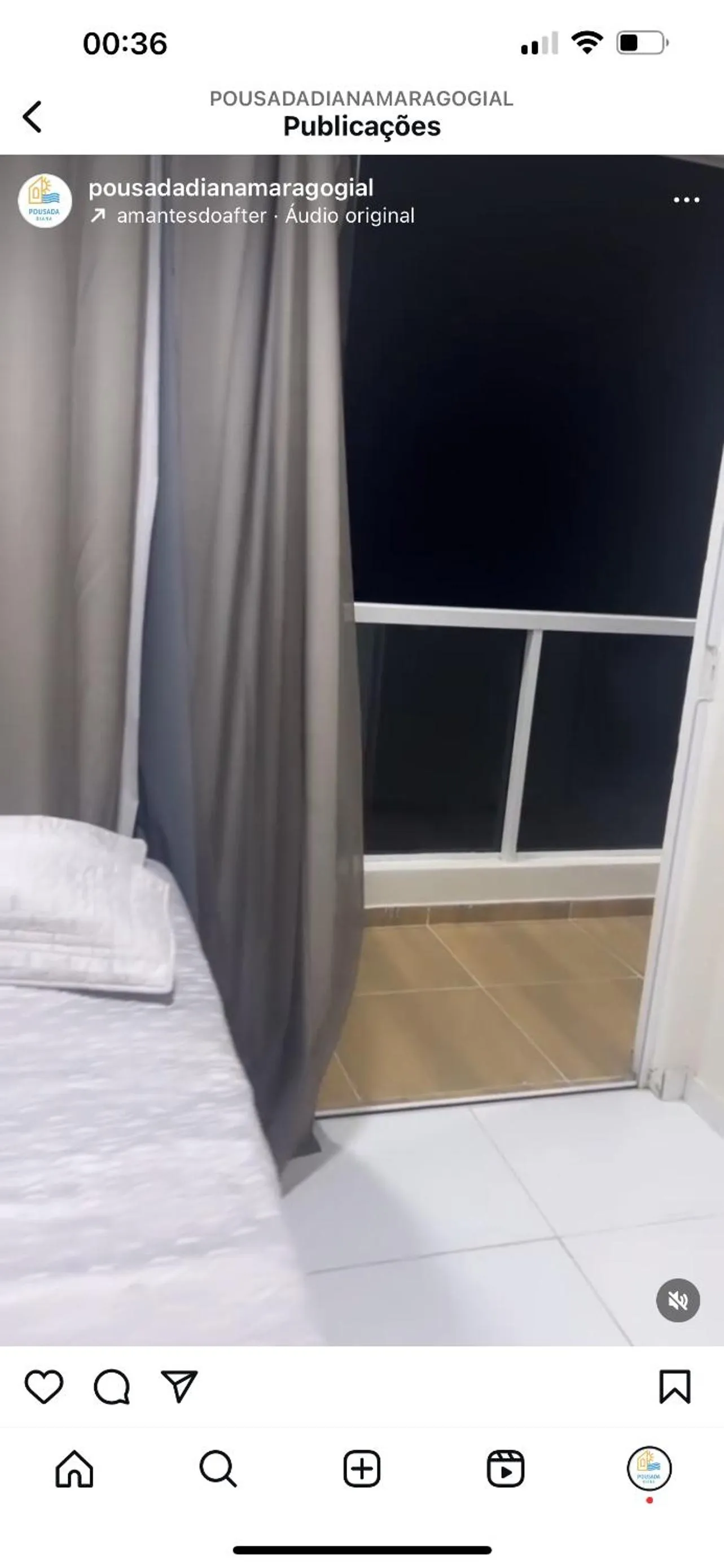 Bed in Pousada Diana Maragogi