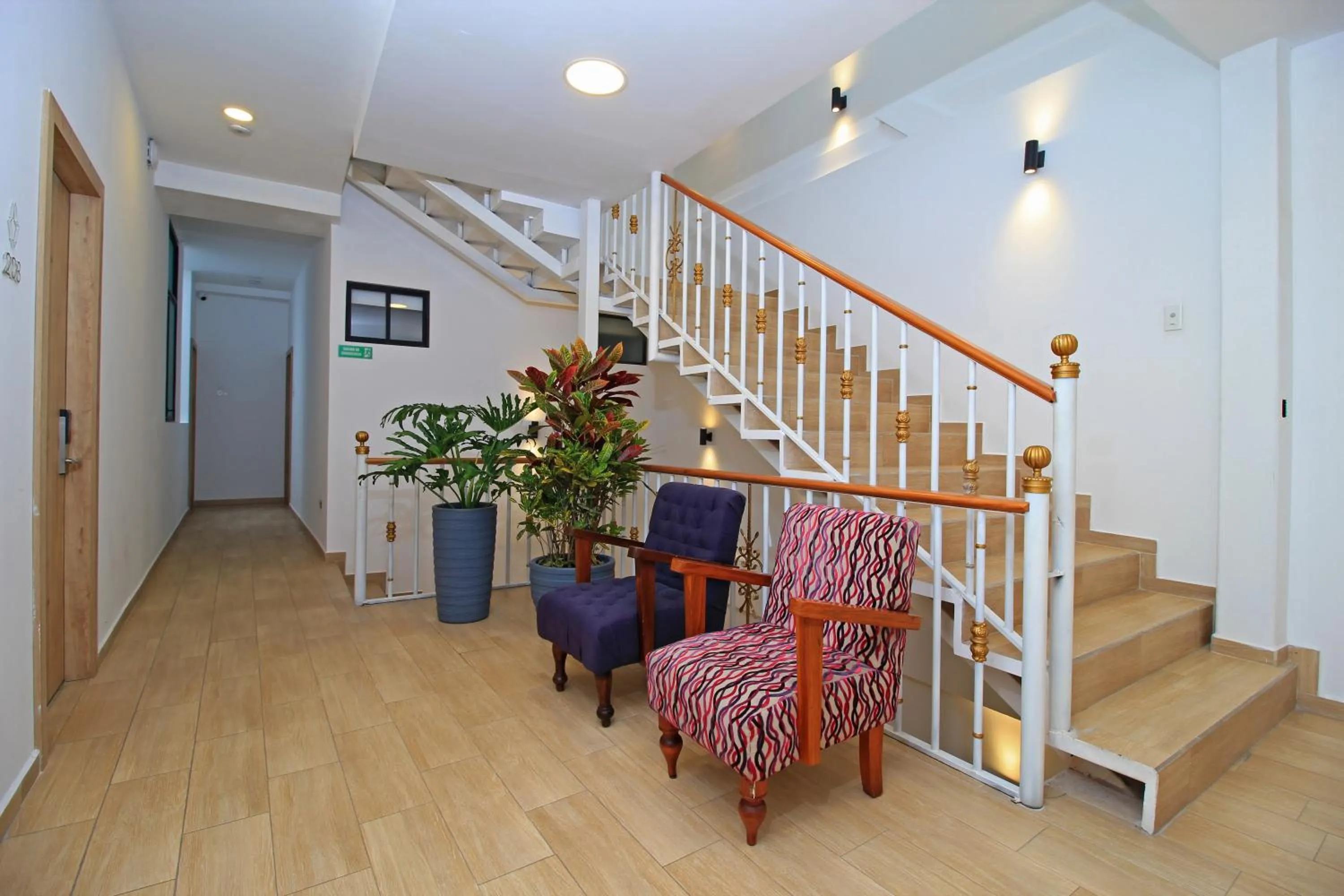 Living room in Apart Hotel Casa Blanca