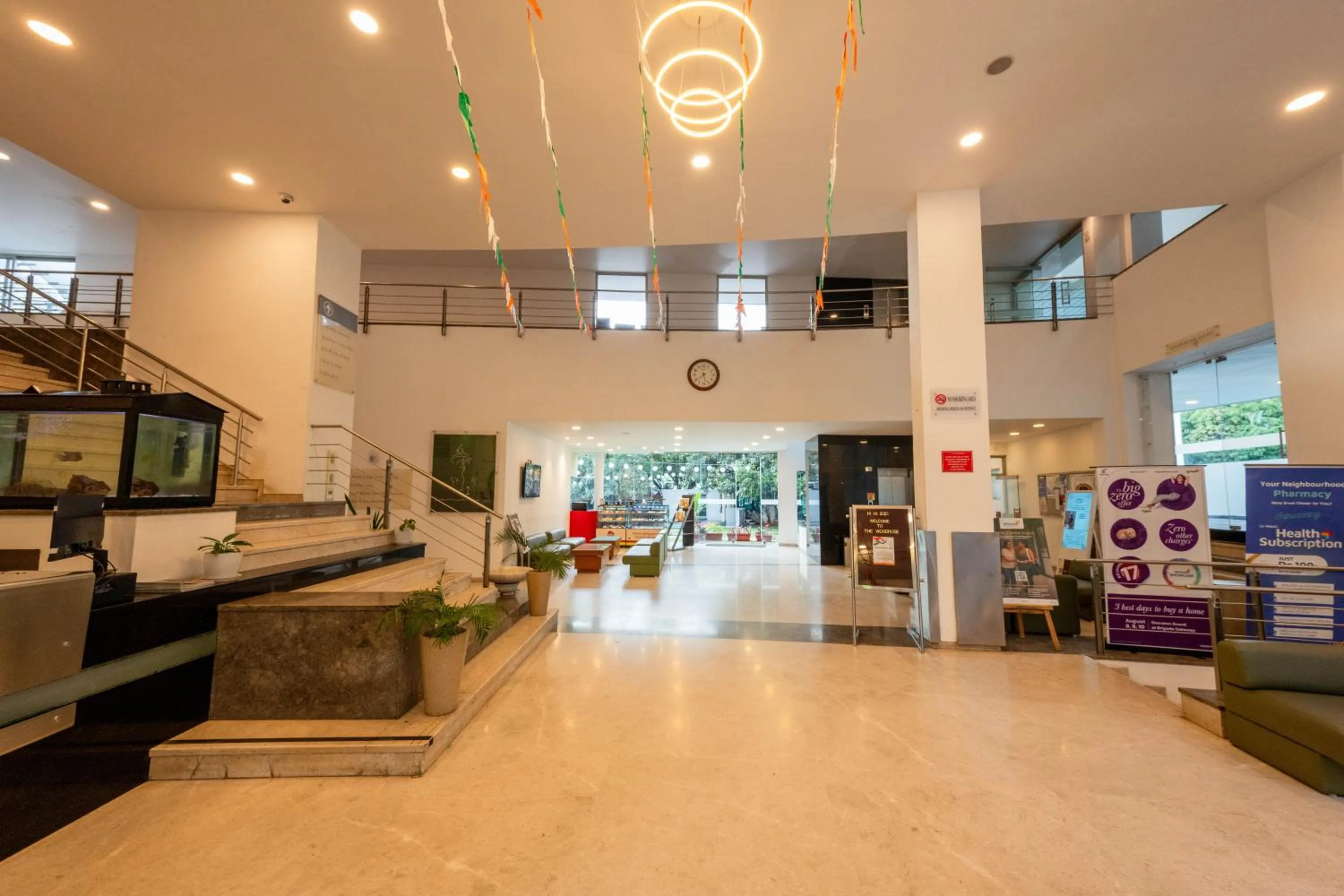 Lobby or reception in THE WOODROSE