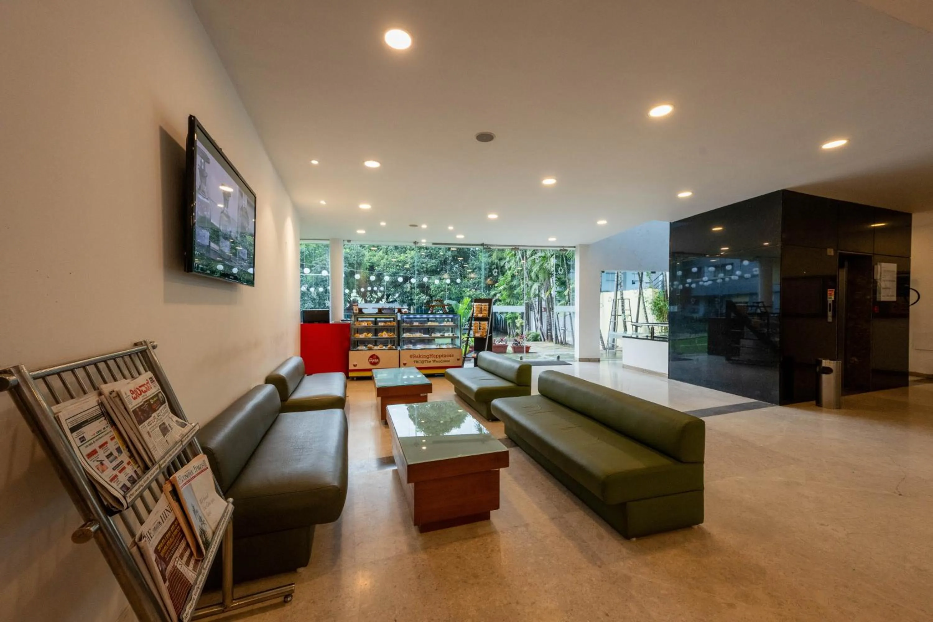 Seating area in THE WOODROSE