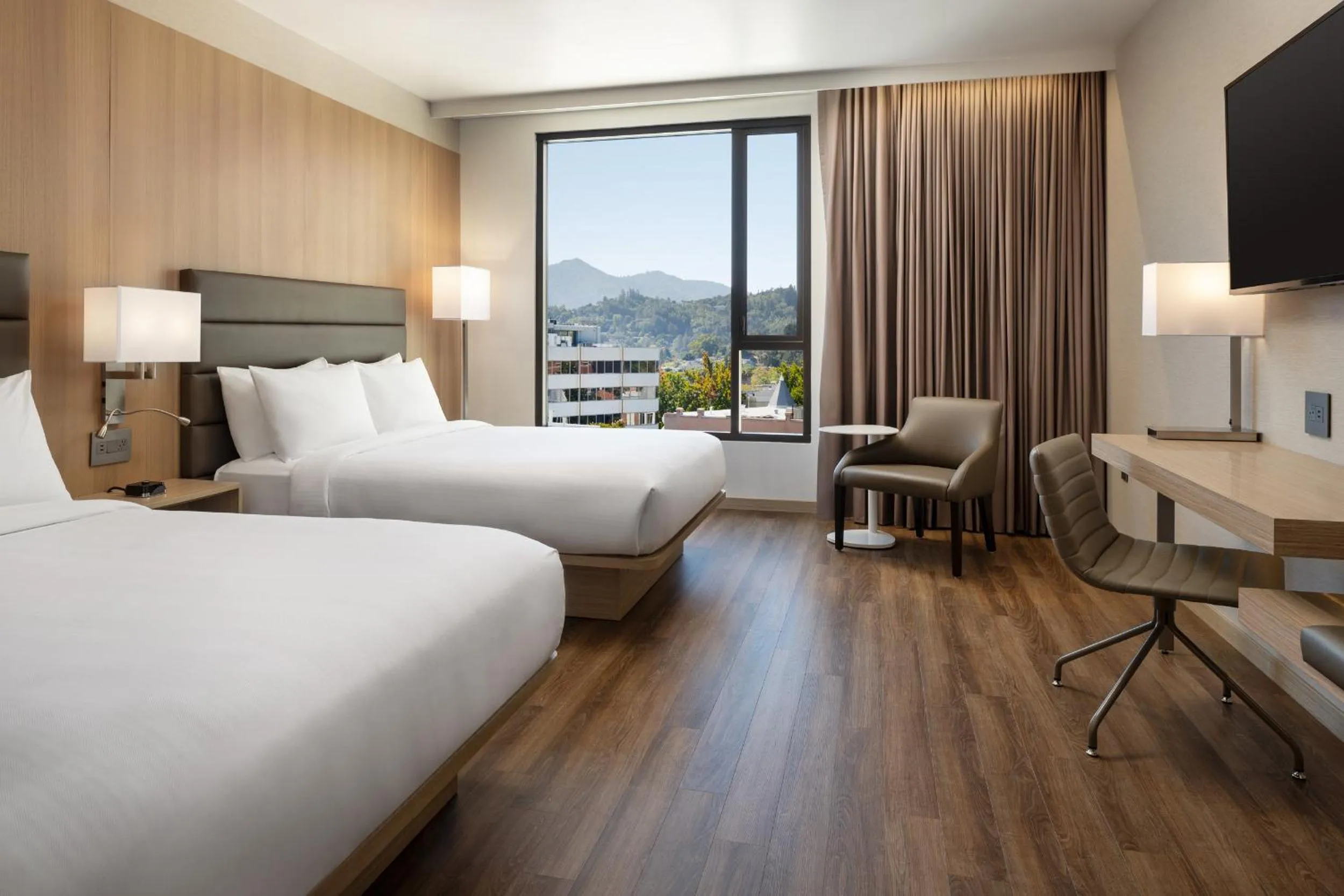 Bed in AC Hotel San Rafael Downtown