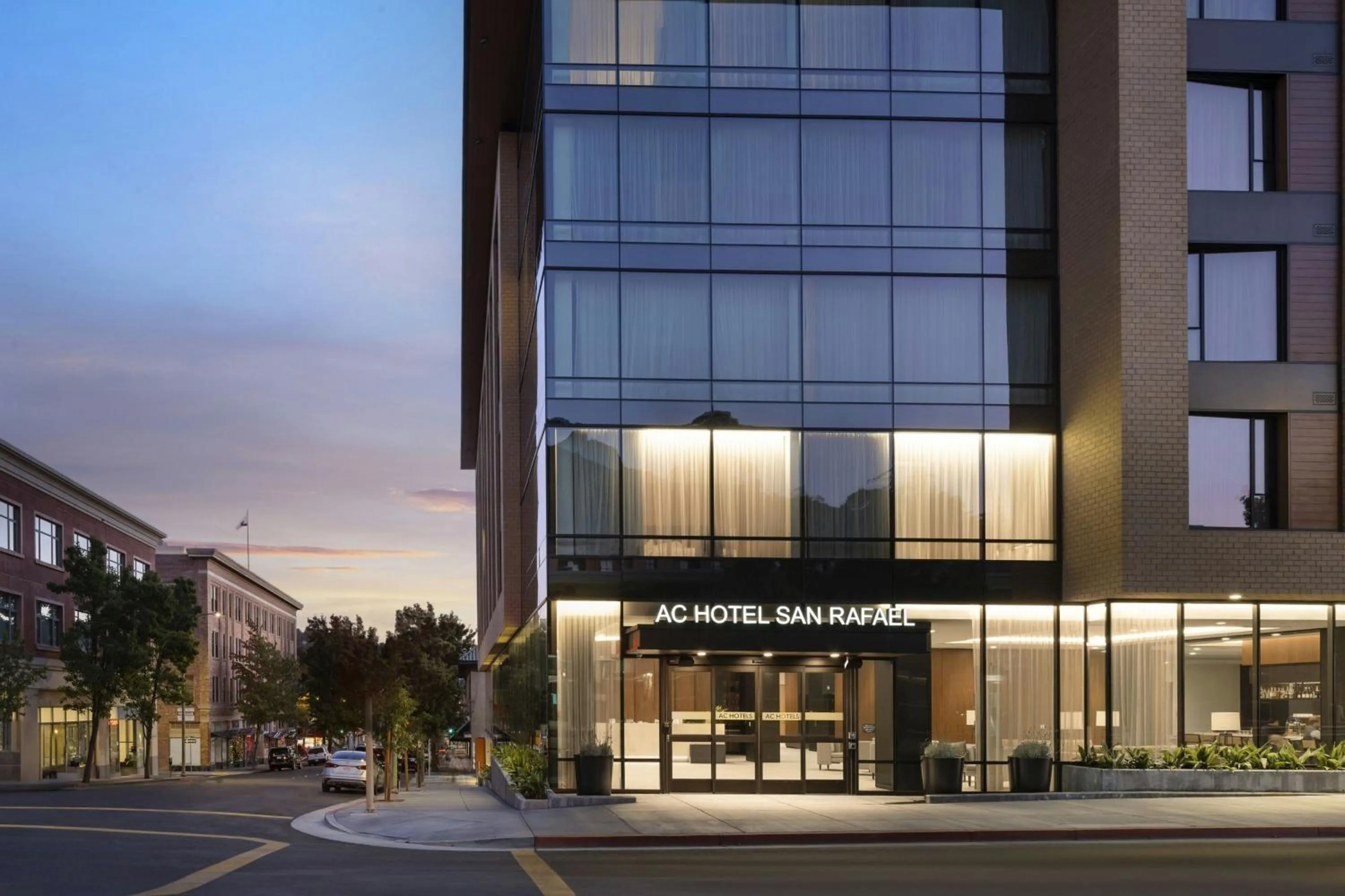 Property building in AC Hotel San Rafael Downtown