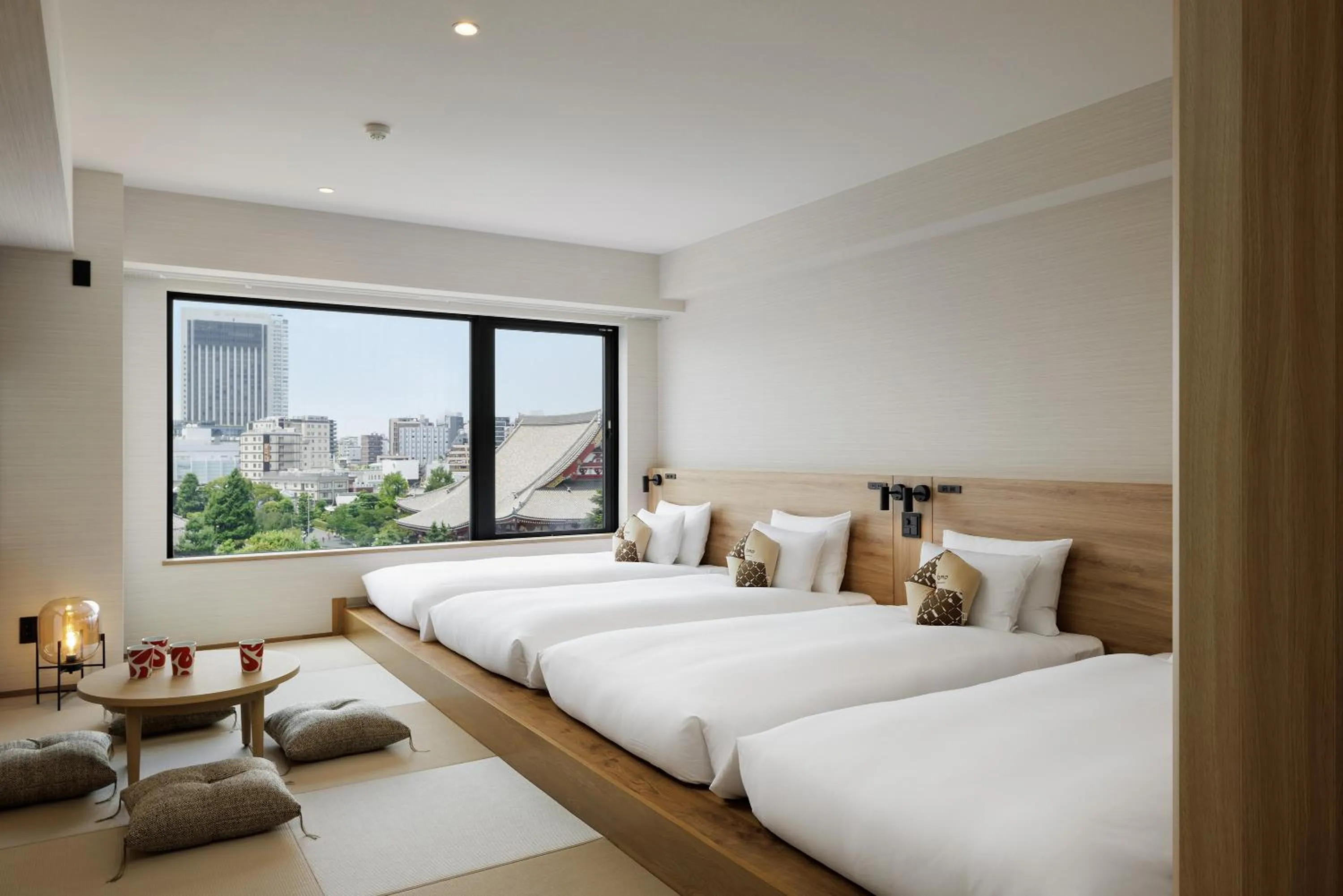Photo of the whole room, Bed in OMO3 Asakusa by Hoshino Resorts