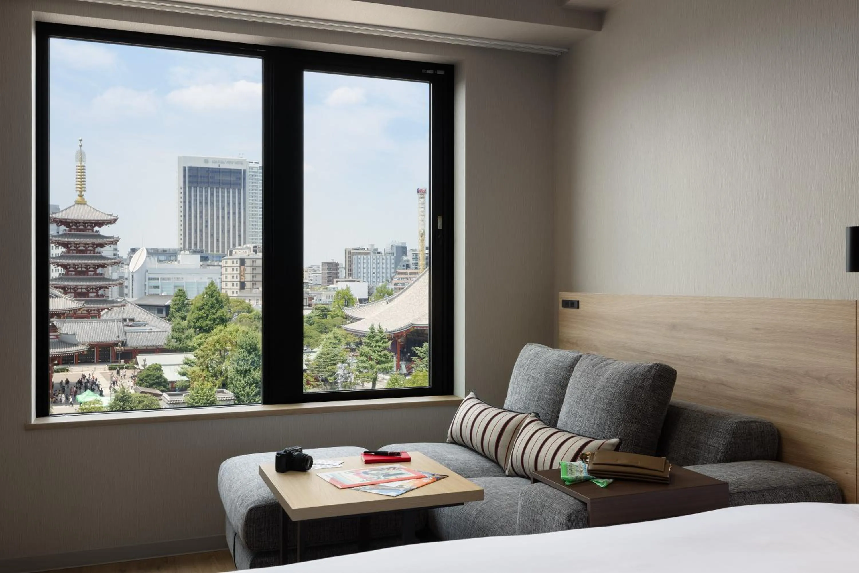 Photo of the whole room, Bed in OMO3 Asakusa by Hoshino Resorts