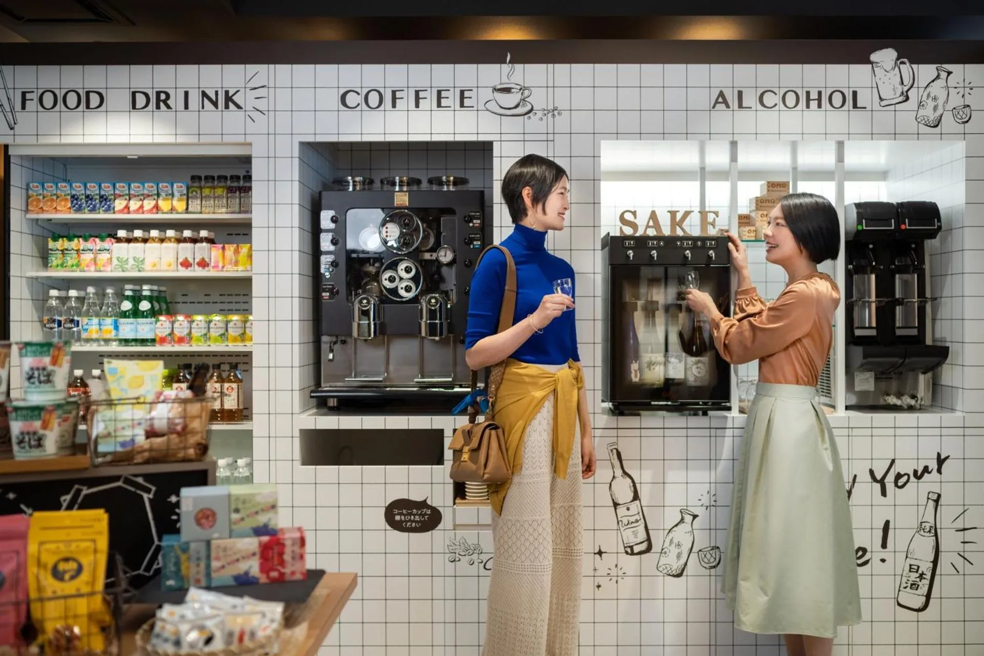 Food and drinks in OMO3 Asakusa by Hoshino Resorts