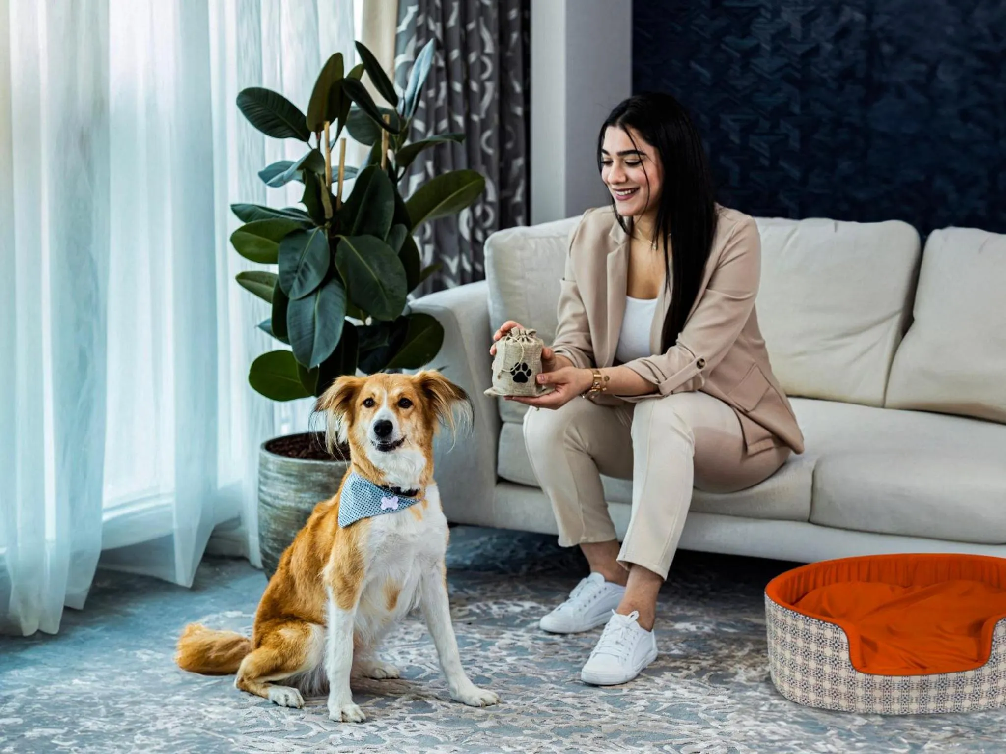 Decorative detail in Abesq Doha Hotel and Residences, an IHG Hotel