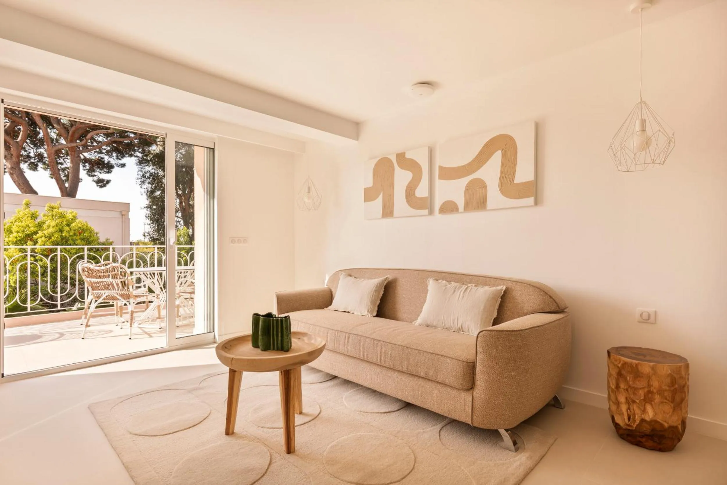 Living room in Maison Carla Rosa Cannes