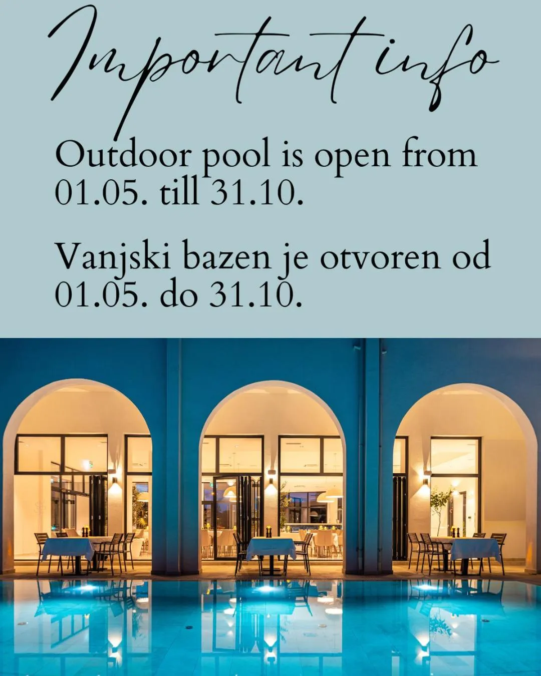 Swimming pool in Miramare Hotel