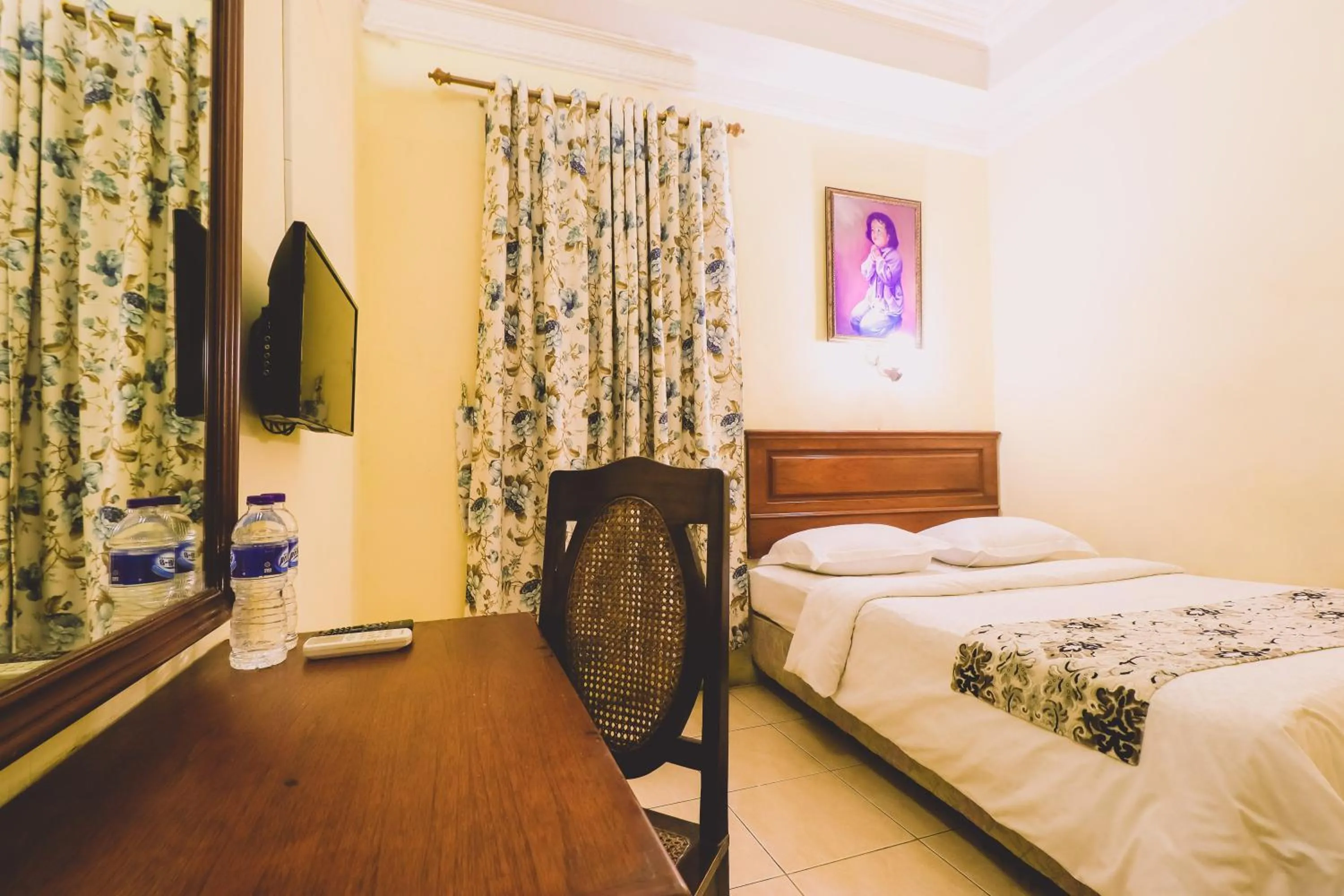 Bed in PIA Hotel Medan