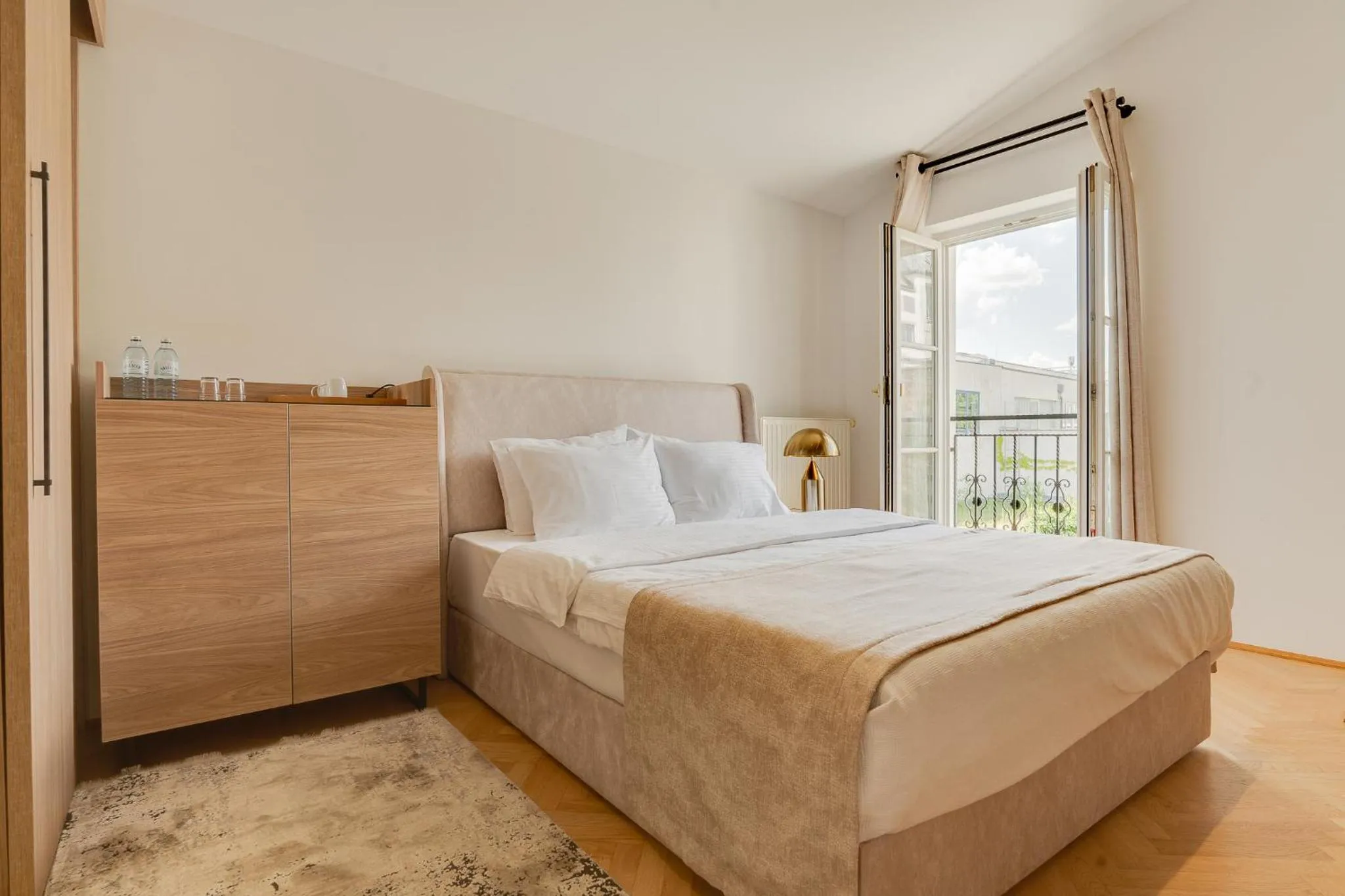 Bed in Atik Hotel Vienna