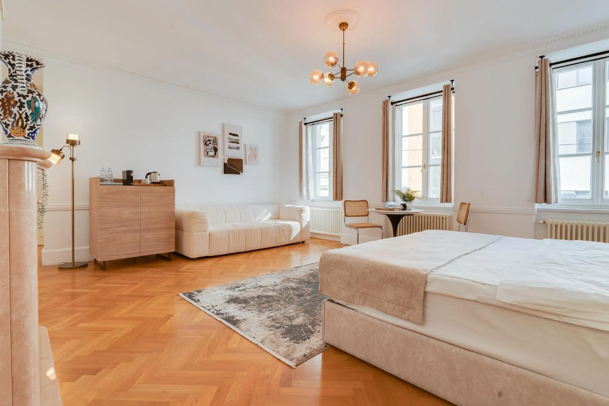 Bed in Atik Hotel Vienna