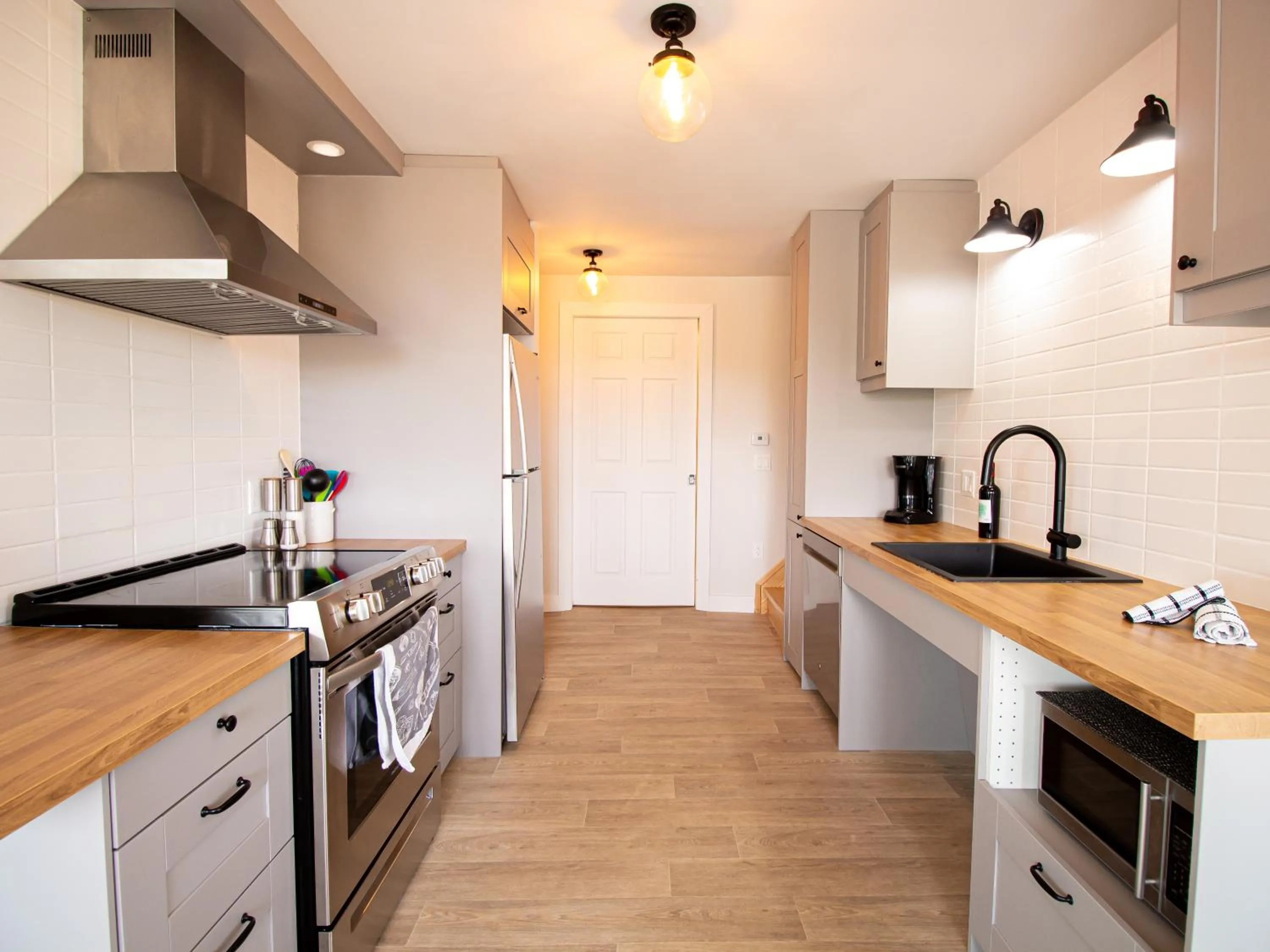 kitchen in Les Chalets Tourisma - Chalet tout équipé avec foyer - La Voisine