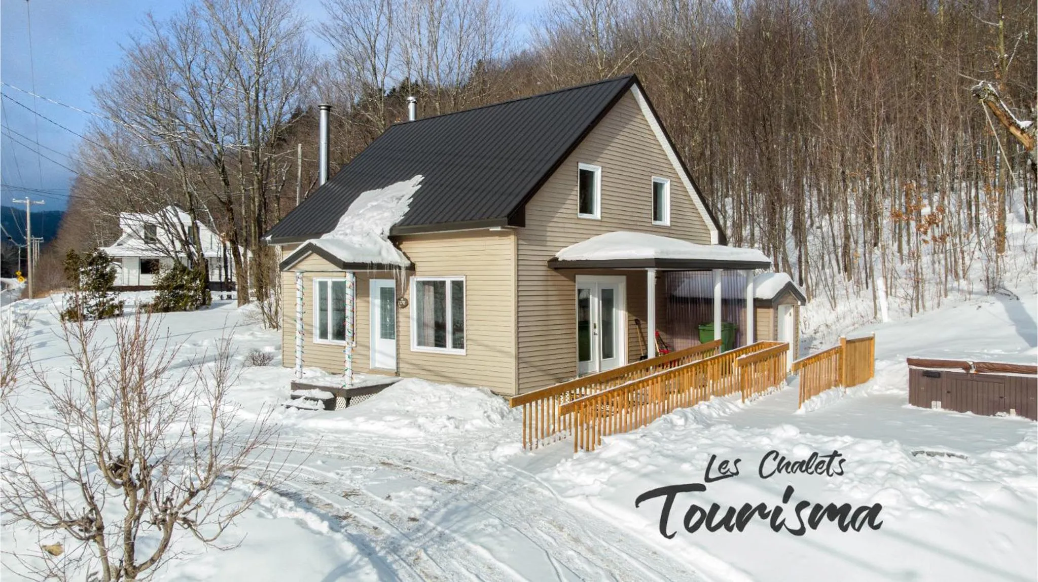 Property building in Les Chalets Tourisma - Chalet tout équipé avec foyer - La Voisine