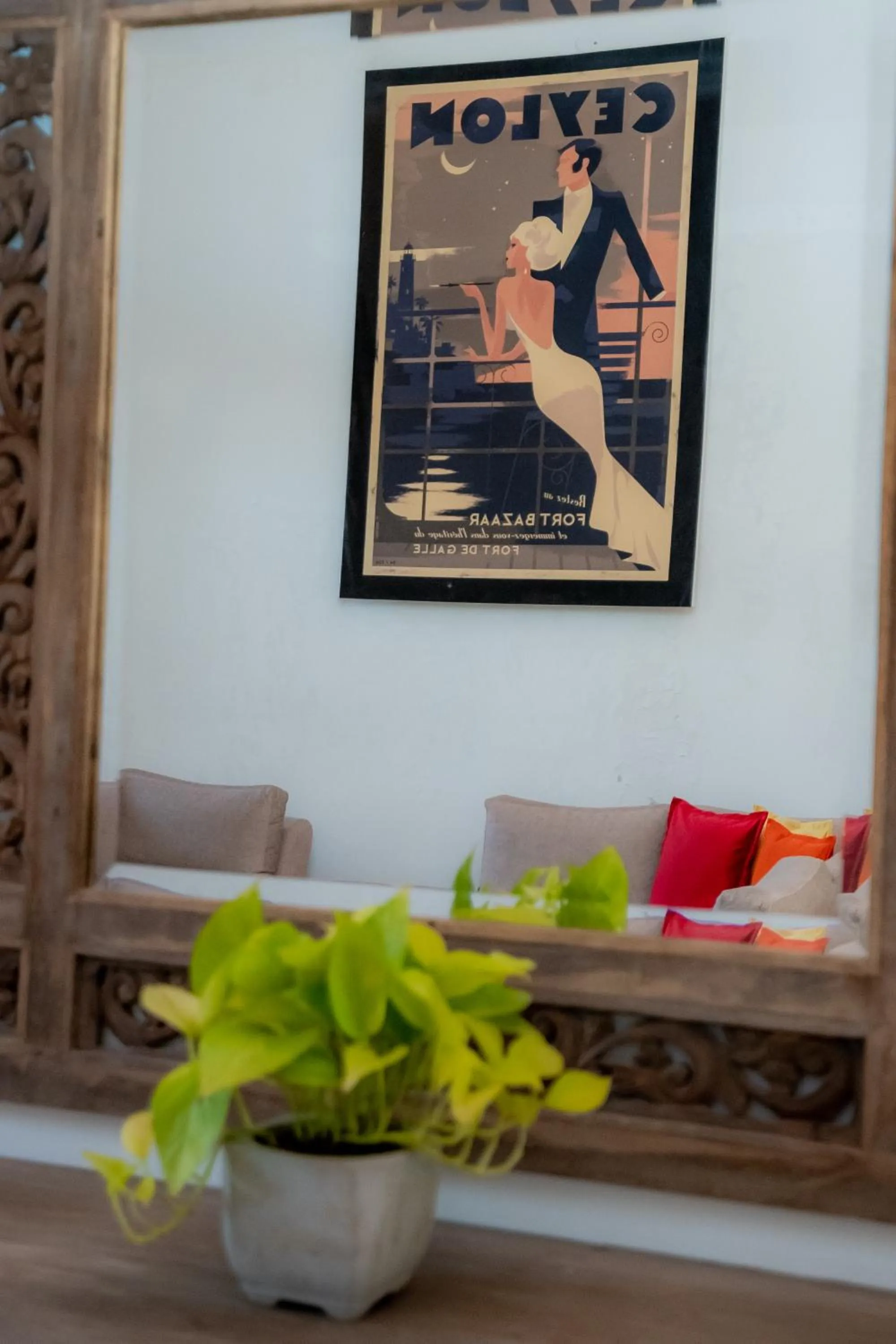 Decorative detail in GALLE HERITAGE VILLA