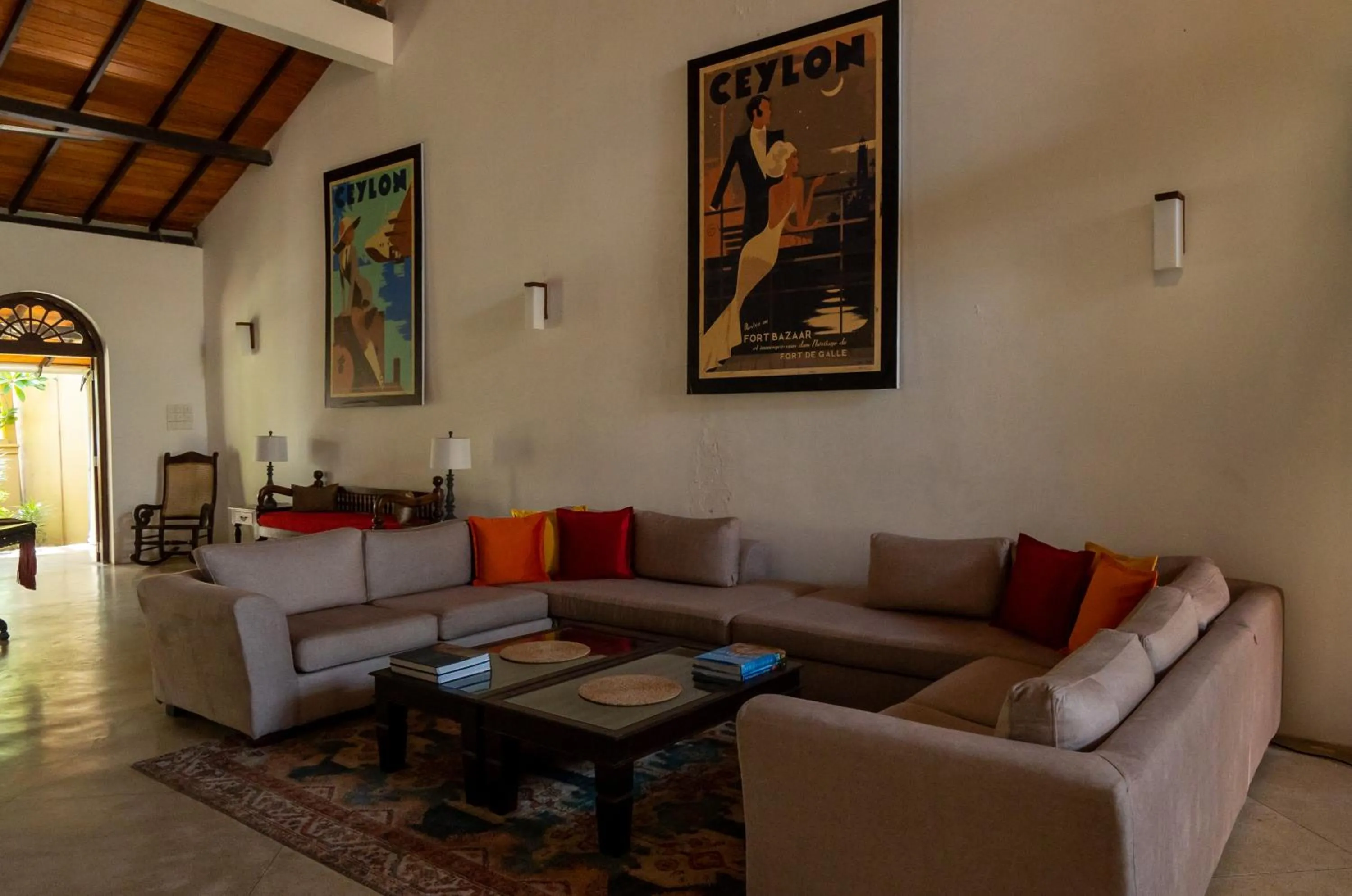 Living room in GALLE HERITAGE VILLA