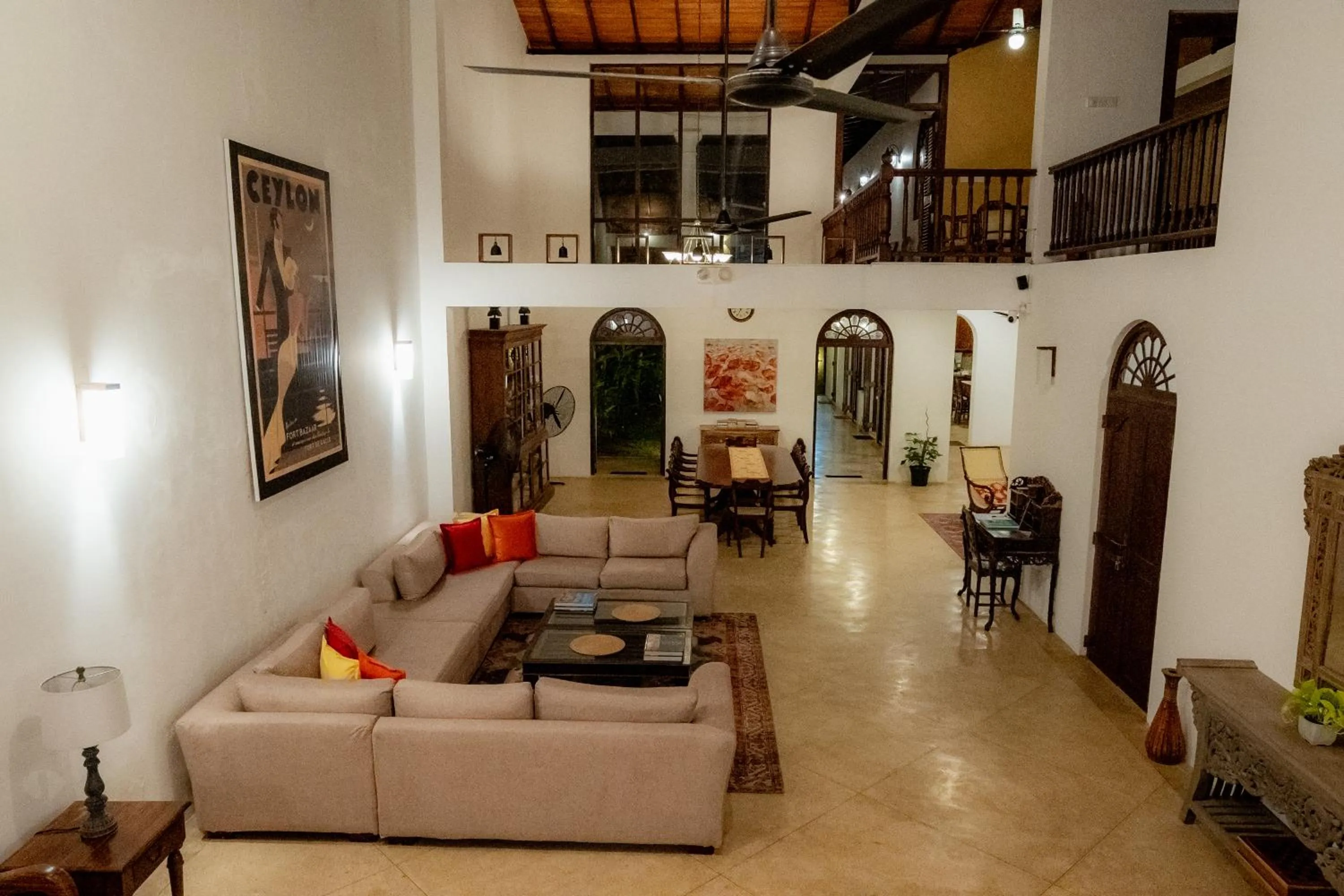 Living room in GALLE HERITAGE VILLA